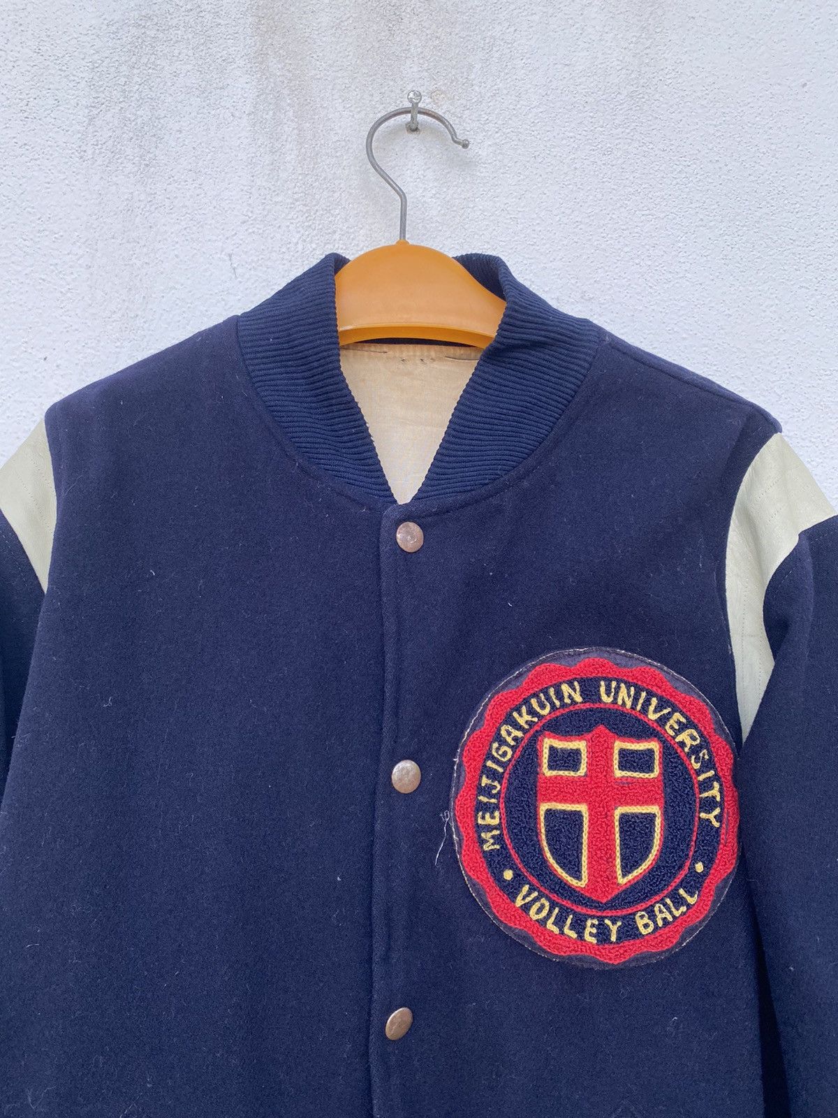 Vintage Vintage Meijigakuin University Volley Ball Varsity Jacket Size US M / EU 48-50 / 2 - 3 Thumbnail