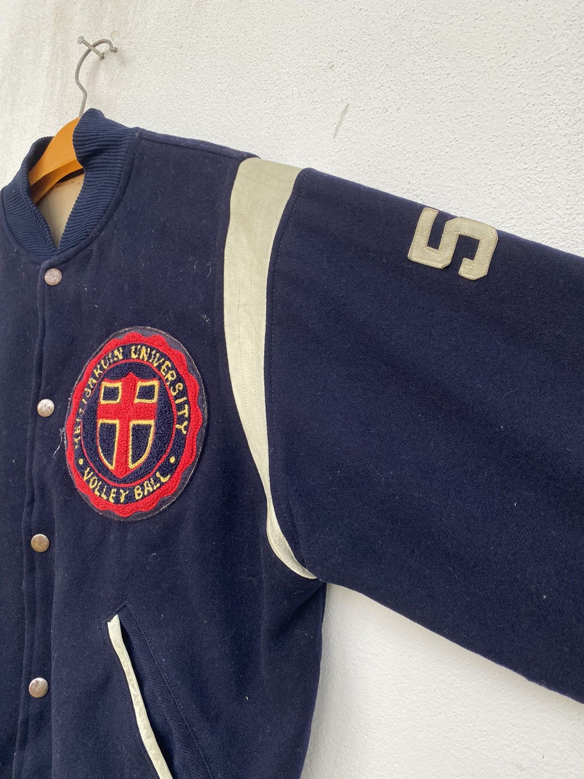 Vintage Vintage Meijigakuin University Volley Ball Varsity Jacket Size US M / EU 48-50 / 2 - 5 Thumbnail