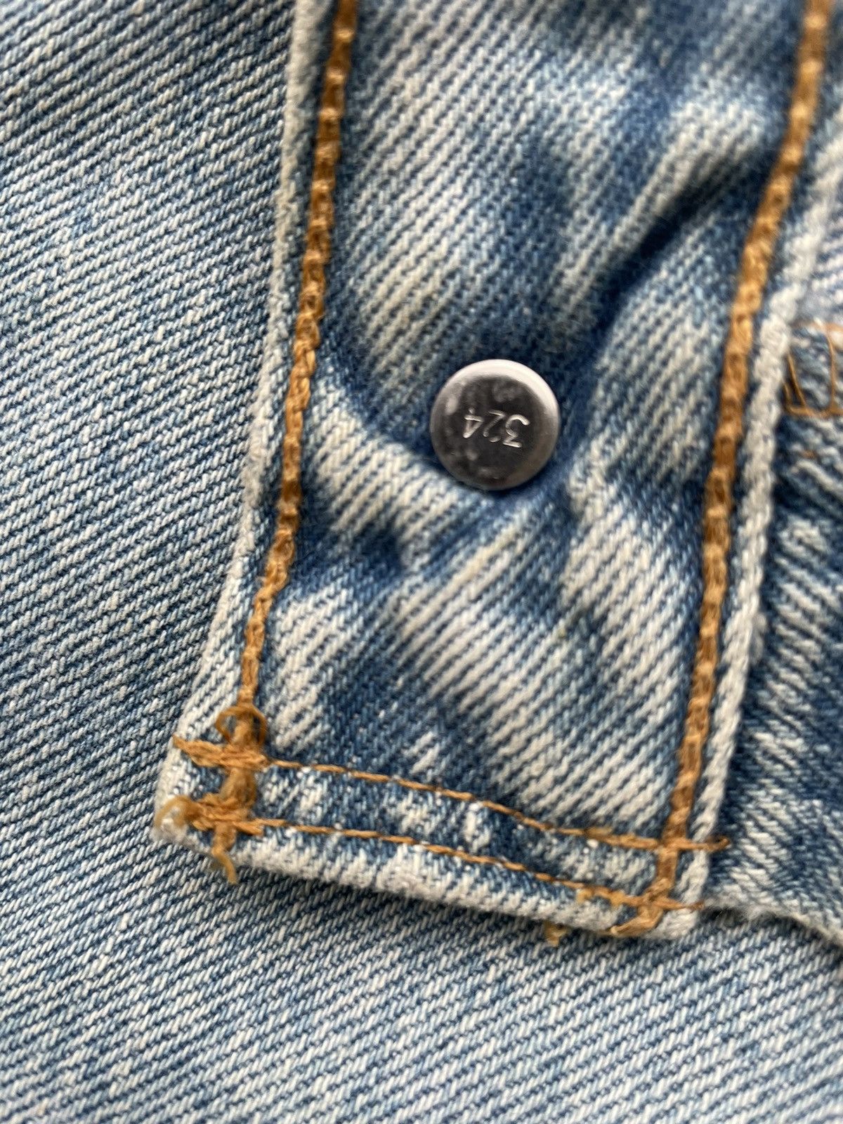 Levi's Levi’s 501 e 2003 Mexico Aging Faded Wash Size US 34 / EU 50 - 21 Thumbnail