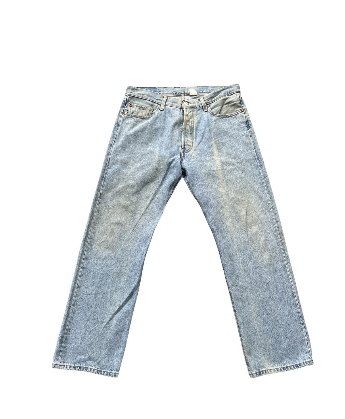 Levi's Levi’s 501 e 2003 Mexico Aging Faded Wash Size US 34 / EU 50 - 1 Thumbnail