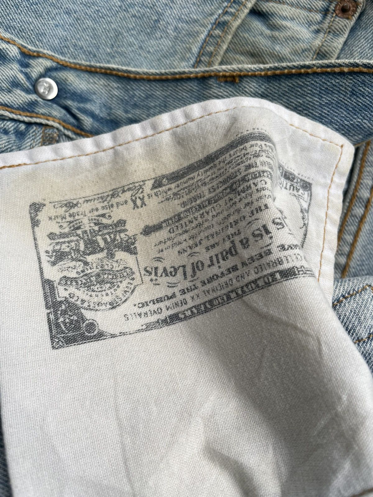 Levi's Levi’s 501 e 2003 Mexico Aging Faded Wash Size US 34 / EU 50 - 18 Thumbnail