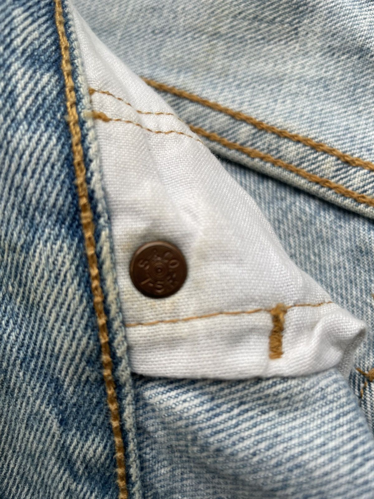 Levi's Levi’s 501 e 2003 Mexico Aging Faded Wash Size US 34 / EU 50 - 20 Thumbnail
