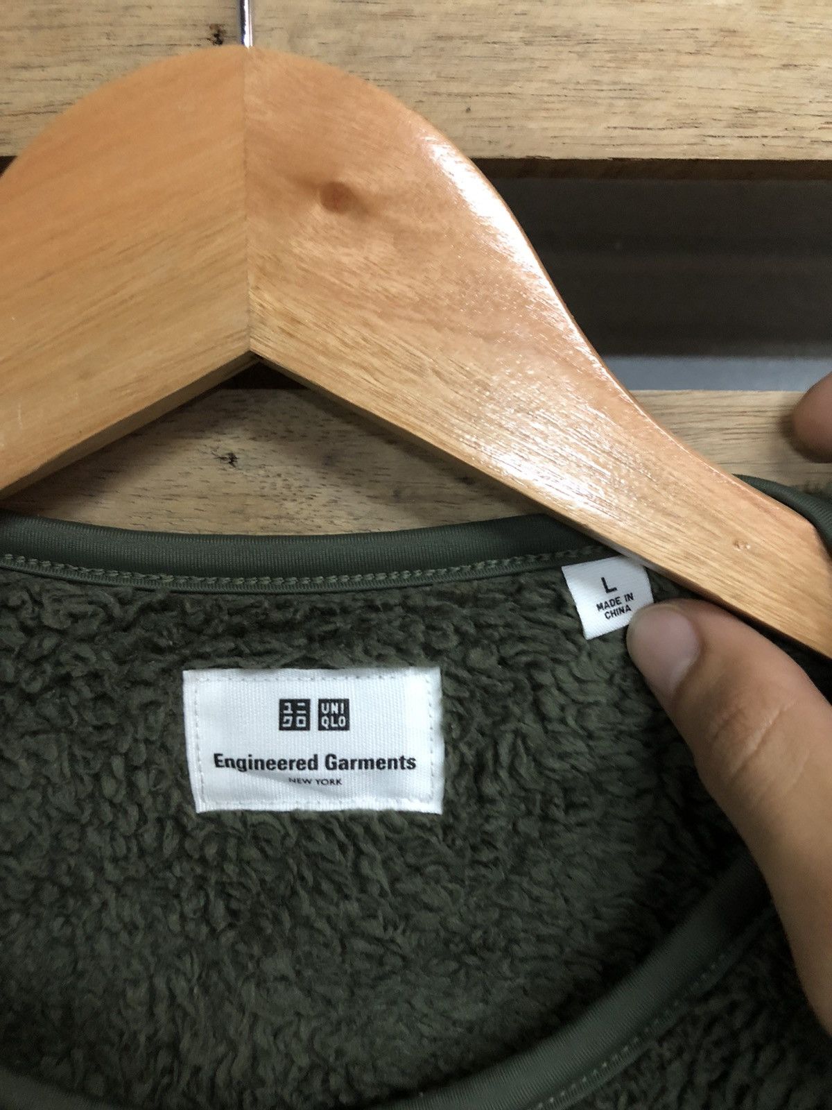 Engineered Garments × Uniqlo Uniqlo X Engineered Garments Fleece Jacket Size US L / EU 52-54 / 3 - 7 Thumbnail