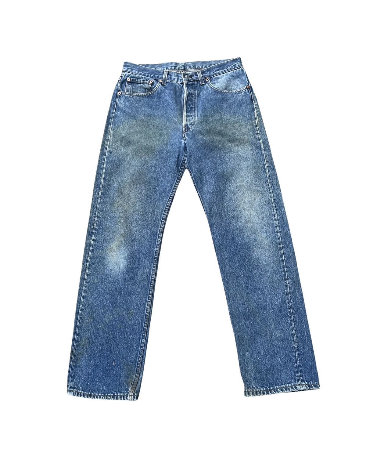 If Six Was Nine × Levi's × Vintage Vintage Levi’s 501XX e 1990 Usa Aging Faded Wash Size US 31 - 1 Thumbnail