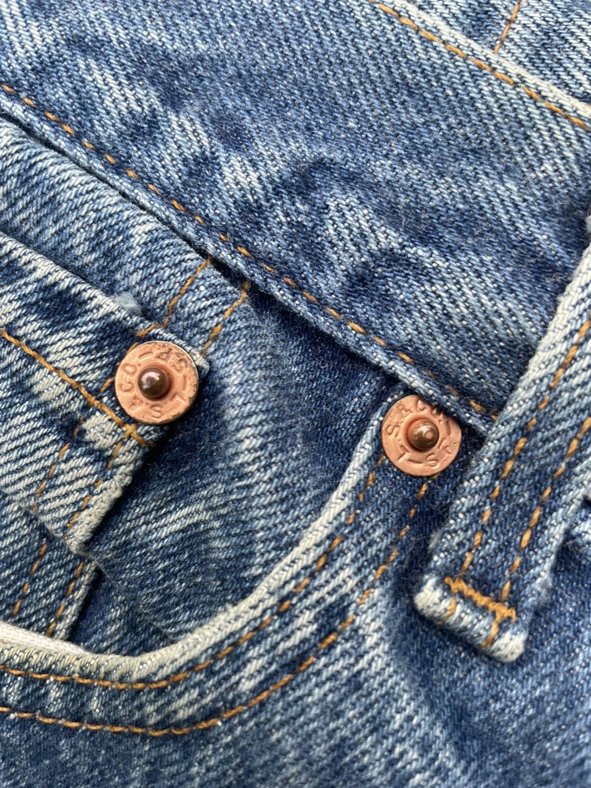 If Six Was Nine × Levi's × Vintage Vintage Levi’s 501XX e 1990 Usa Aging Faded Wash Size US 31 - 23 Thumbnail