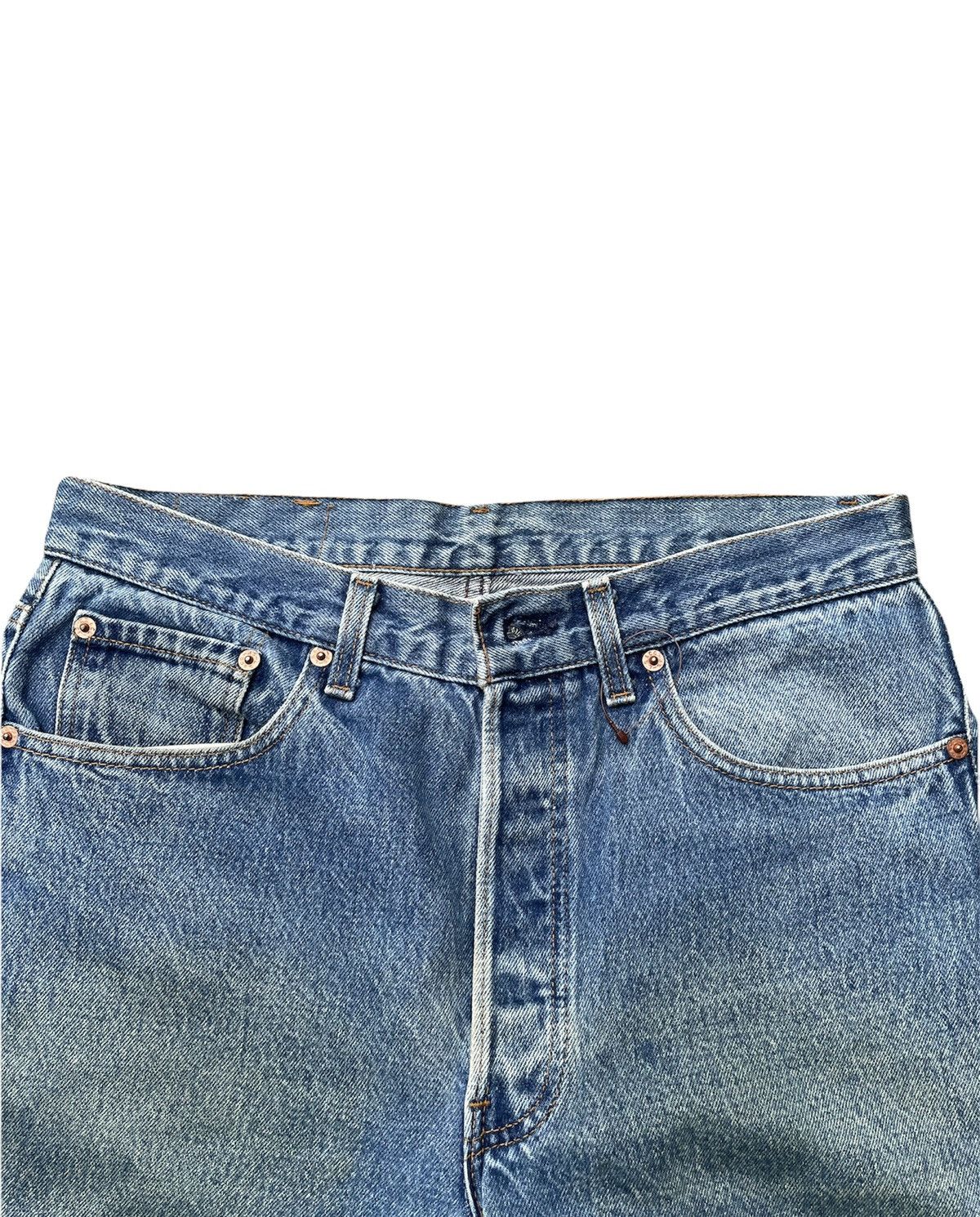 If Six Was Nine × Levi's × Vintage Vintage Levi’s 501XX e 1990 Usa Aging Faded Wash Size US 31 - 8 Thumbnail