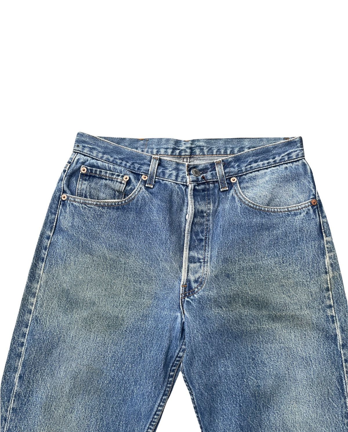 If Six Was Nine × Levi's × Vintage Vintage Levi’s 501XX e 1990 Usa Aging Faded Wash Size US 31 - 7 Thumbnail