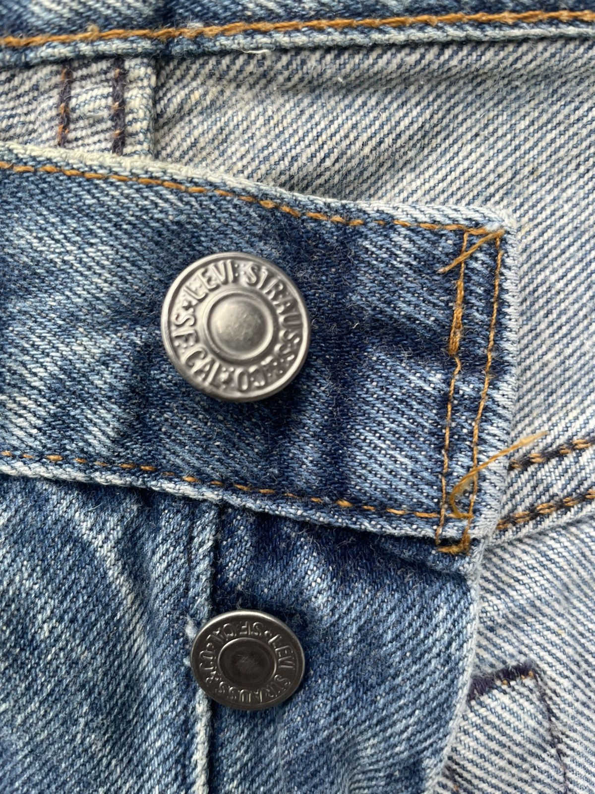 If Six Was Nine × Levi's × Vintage Vintage Levi’s 501XX e 1990 Usa Aging Faded Wash Size US 31 - 24 Thumbnail