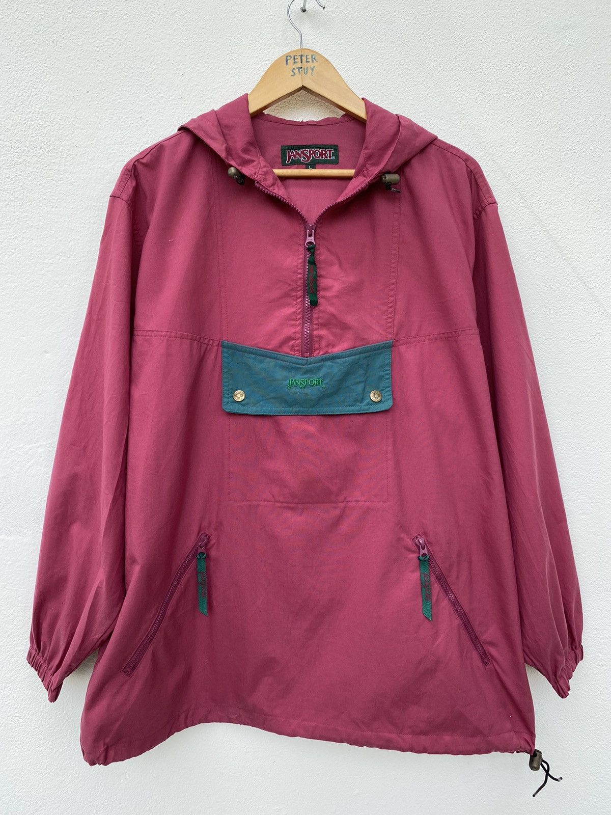 Jansport × Vintage 🔥RARE🔥VINTAGE JANSPORT HOODIES SWEATER NICE DESIGN Size US L / EU 52-54 / 3 - 1 Thumbnail