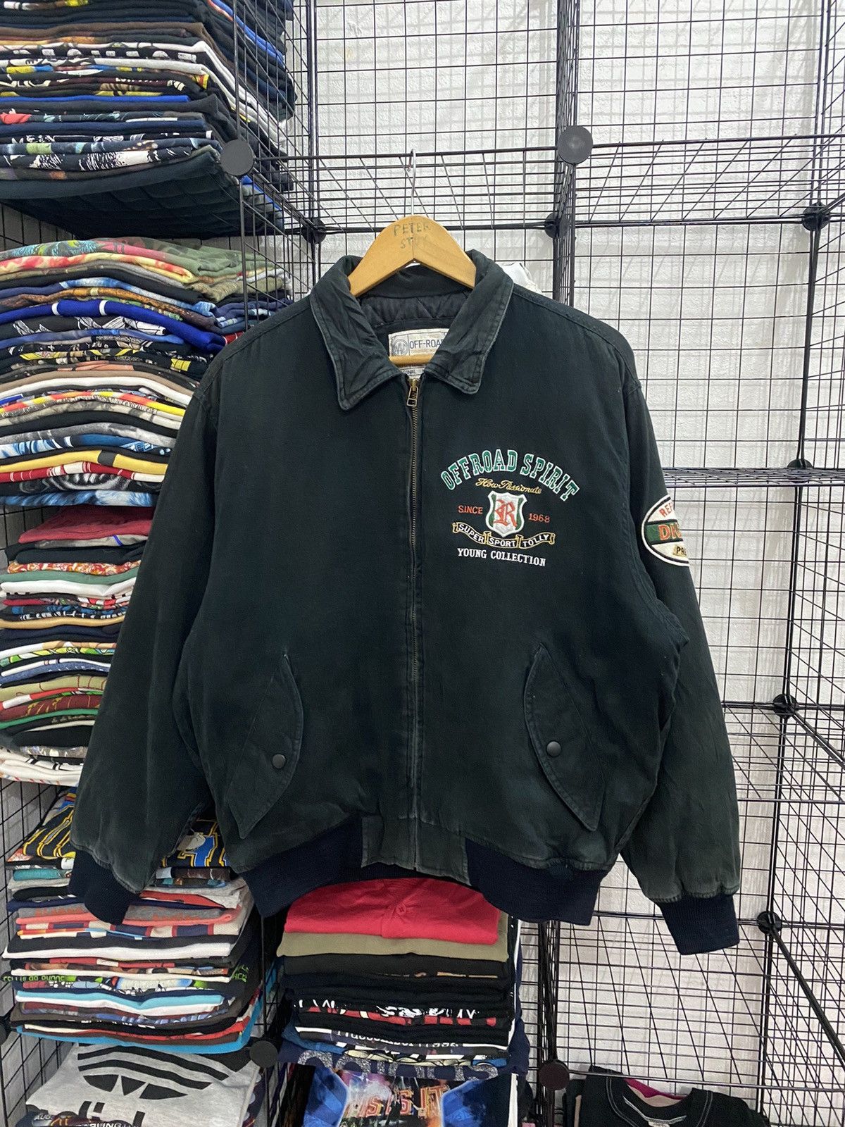 Vintage Vintage Off Road Spirit Bomber Jacket Size US L / EU 52-54 / 3 - 3 Thumbnail