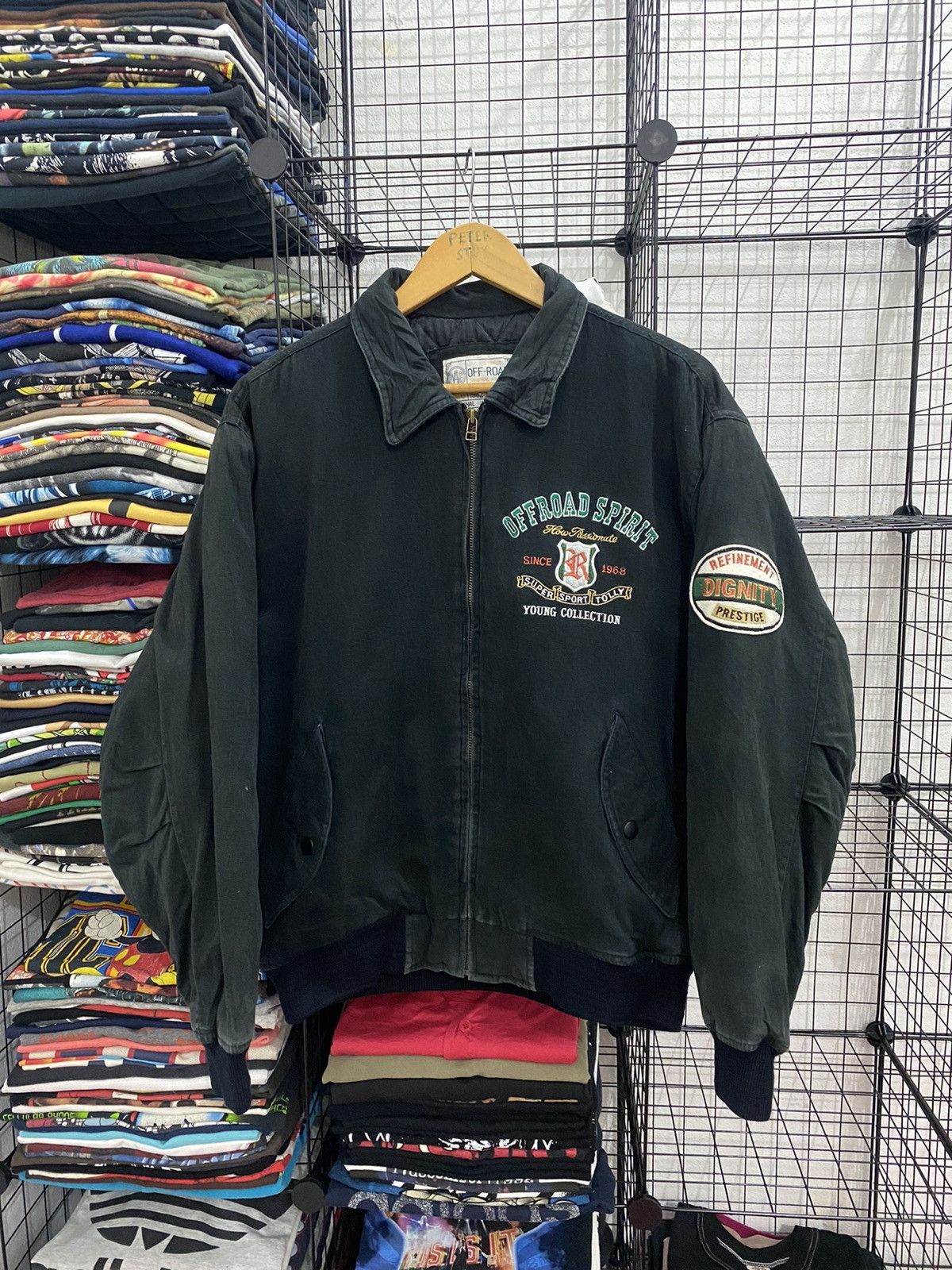 Vintage Vintage Off Road Spirit Bomber Jacket Size US L / EU 52-54 / 3 - 2 Thumbnail