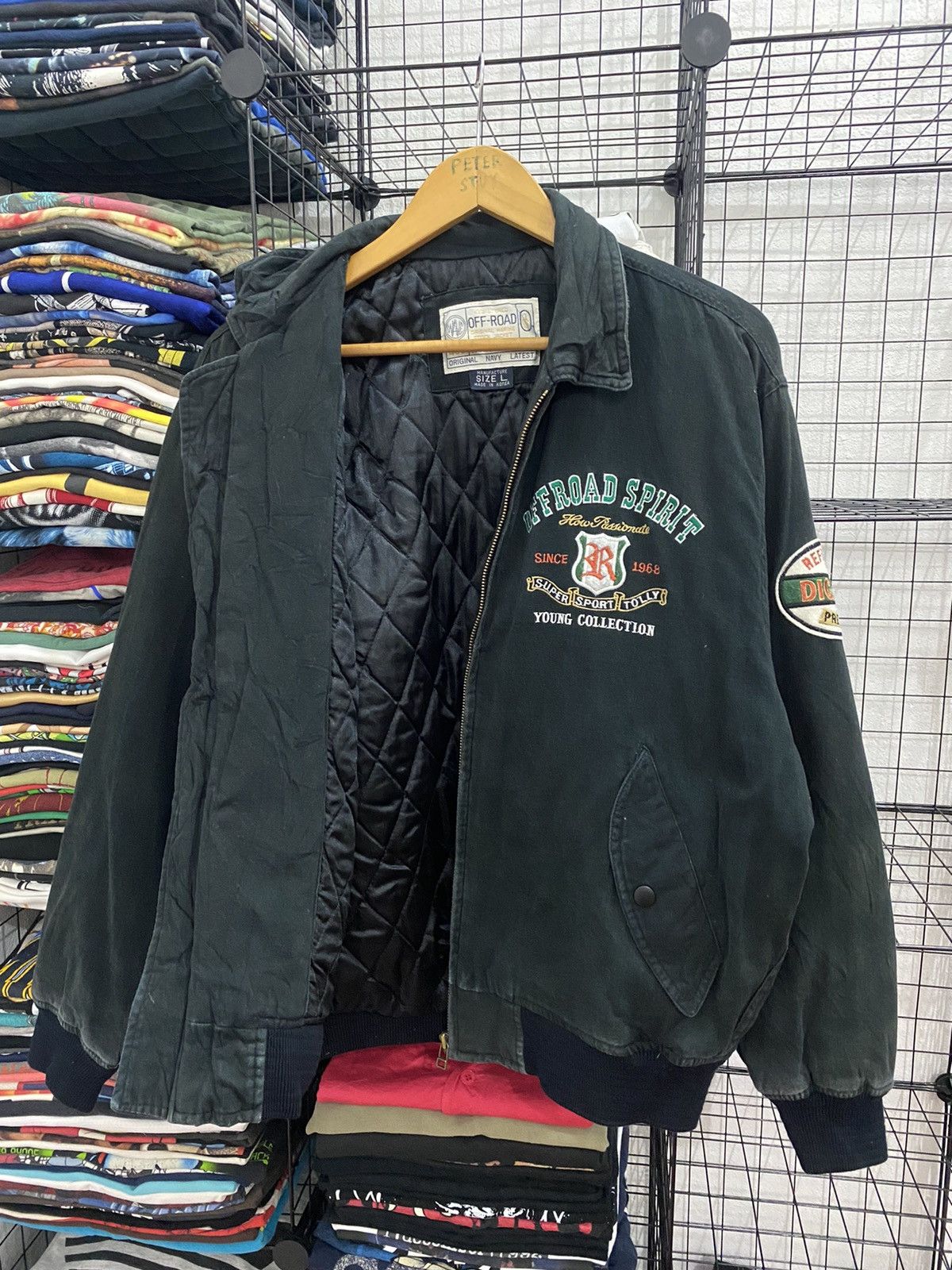 Vintage Vintage Off Road Spirit Bomber Jacket Size US L / EU 52-54 / 3 - 4 Thumbnail