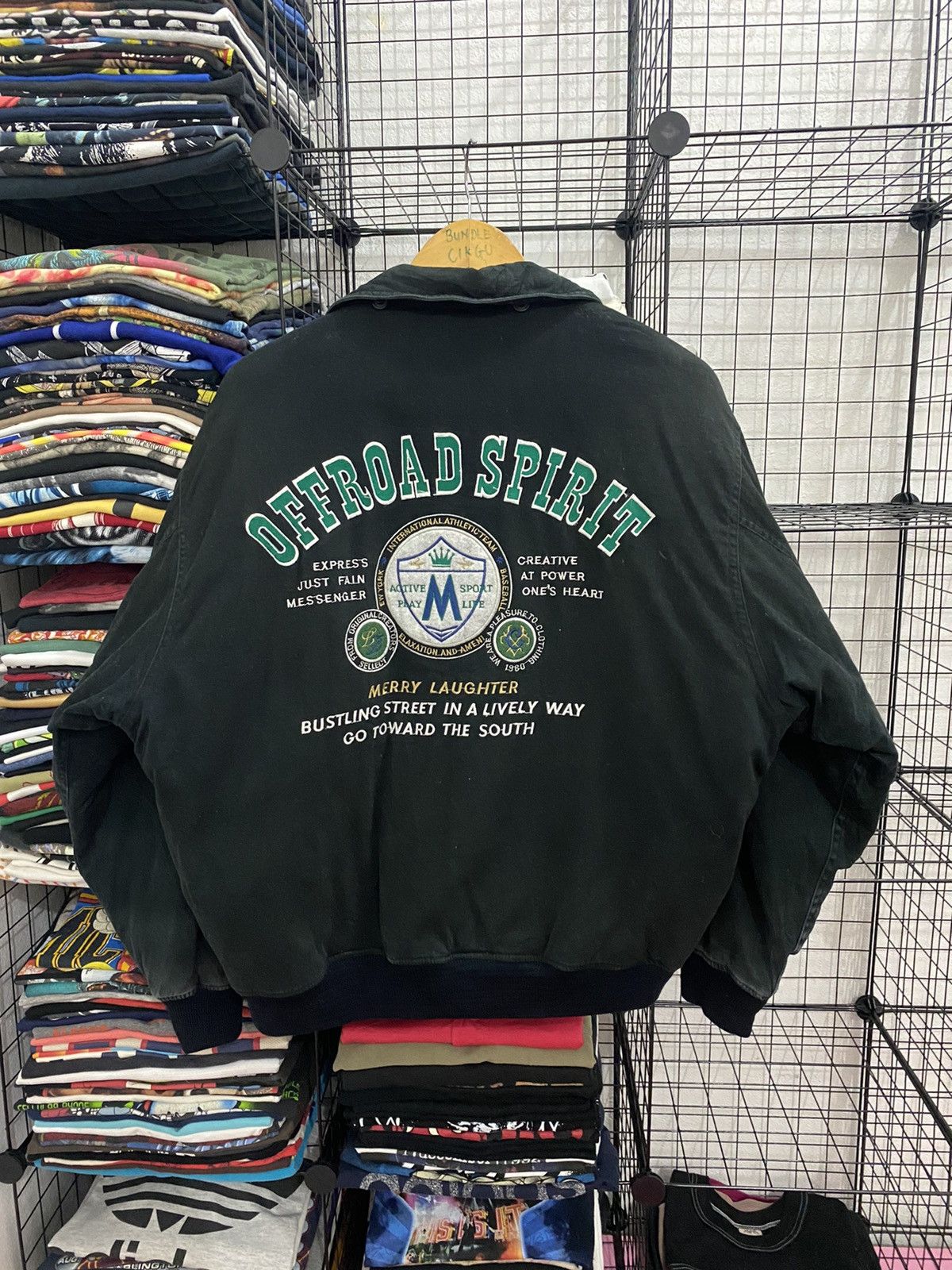 Vintage Off Road Spirit Bomber Jacket