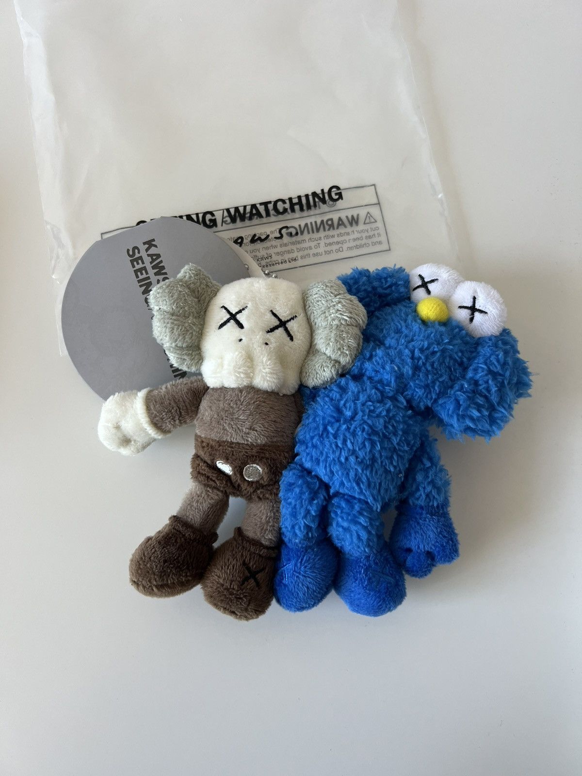 Kaws Kaws Seeing/Watching plush keychain kaws holiday | Grailed