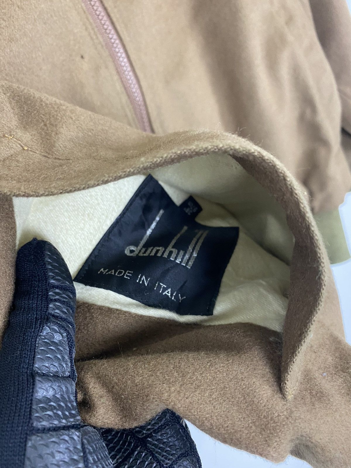 Alfred Dunhill × Vintage VINTAGE DUNHILL BOMBER JACKET WOOL FABRIC Size US L / EU 52-54 / 3 - 13 Thumbnail