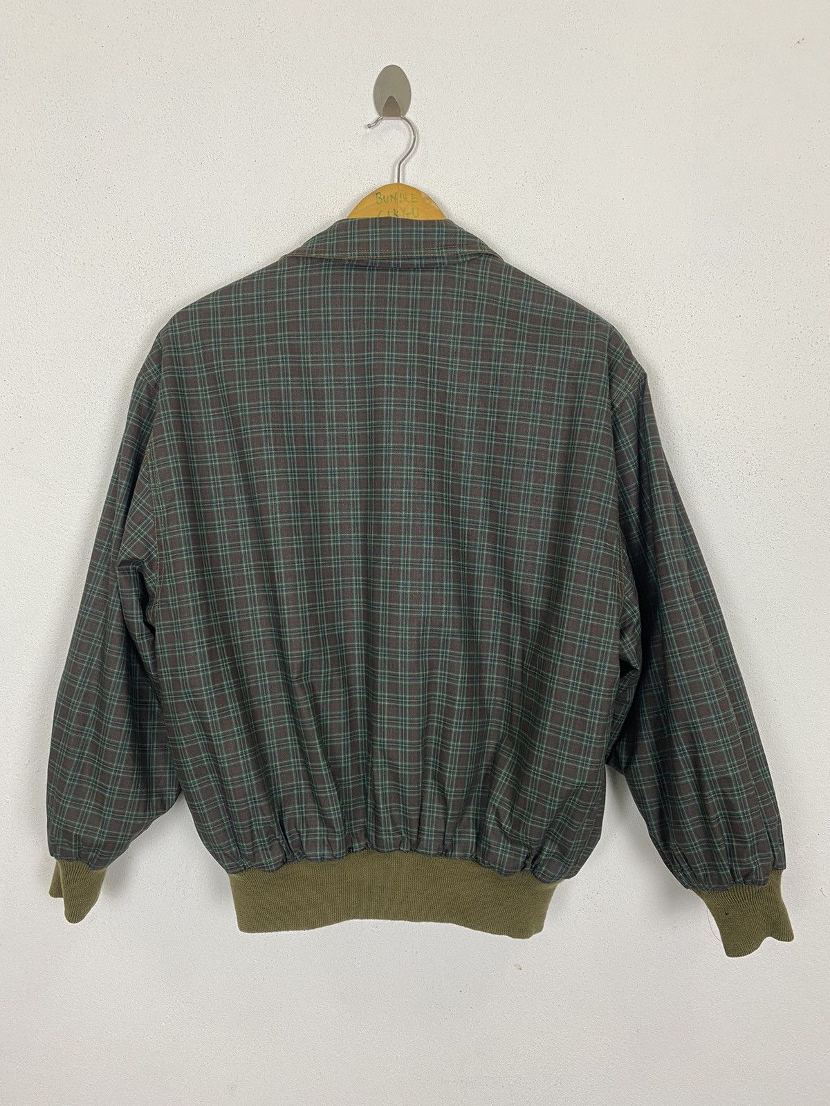 Alfred Dunhill × Vintage VINTAGE DUNHILL BOMBER JACKET WOOL FABRIC Size US L / EU 52-54 / 3 - 6 Thumbnail