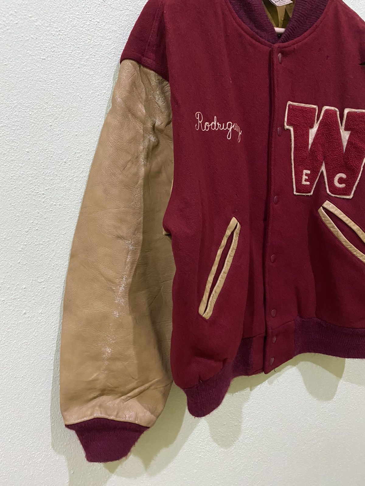 Vintage Custom Made Award Jacket by Kaye Bros Varsity Jacket Size US M / EU 48-50 / 2 - 5 Thumbnail