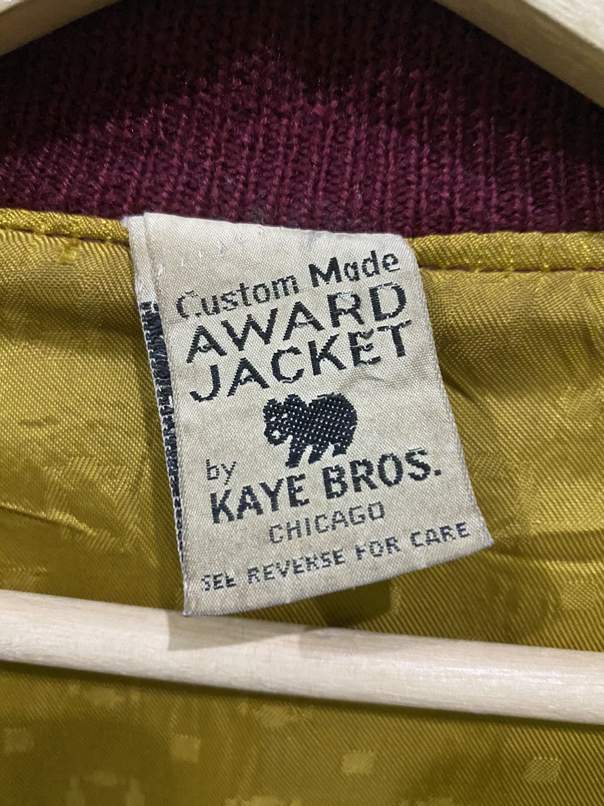 Vintage Custom Made Award Jacket by Kaye Bros Varsity Jacket Size US M / EU 48-50 / 2 - 18 Thumbnail