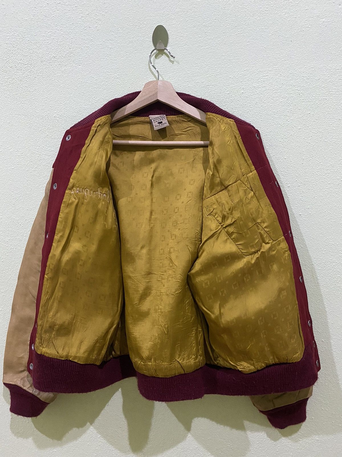 Vintage Custom Made Award Jacket by Kaye Bros Varsity Jacket Size US M / EU 48-50 / 2 - 17 Thumbnail