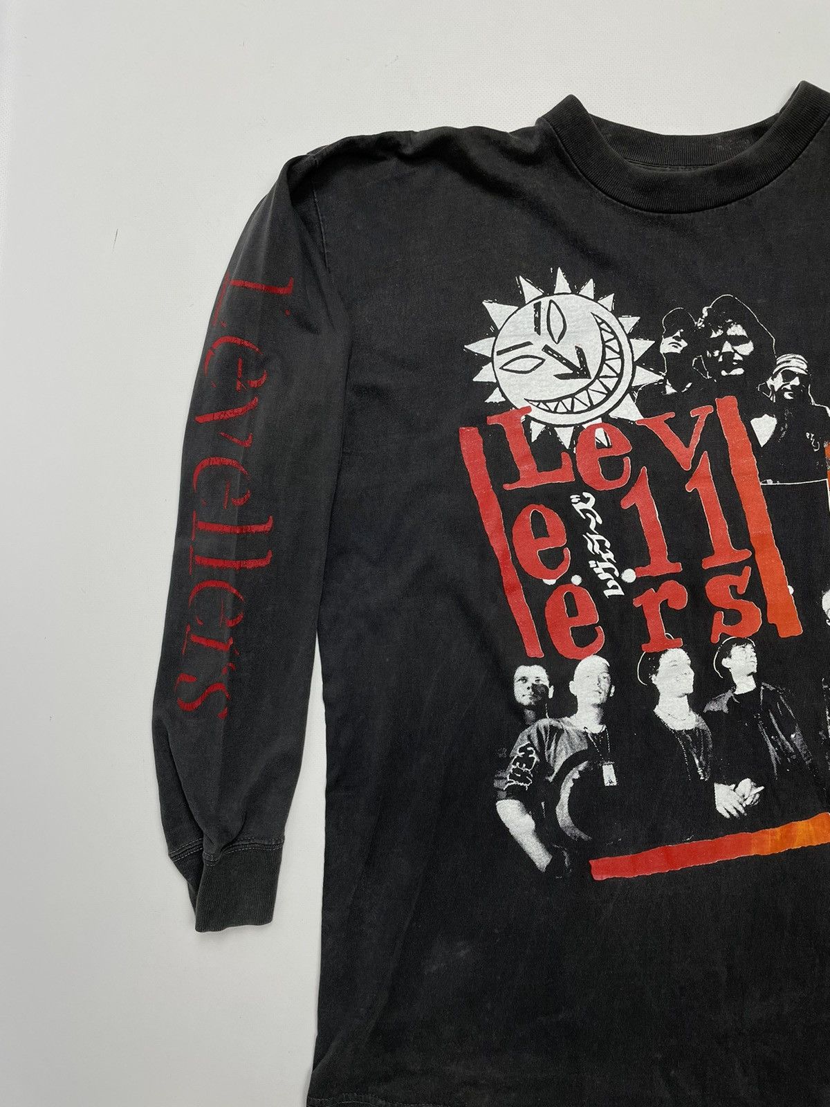 Band Tees × Vintage Vintage 90s Levellers Band Long Sleeve T-Shirt Size US L / EU 52-54 / 3 - 2 Thumbnail