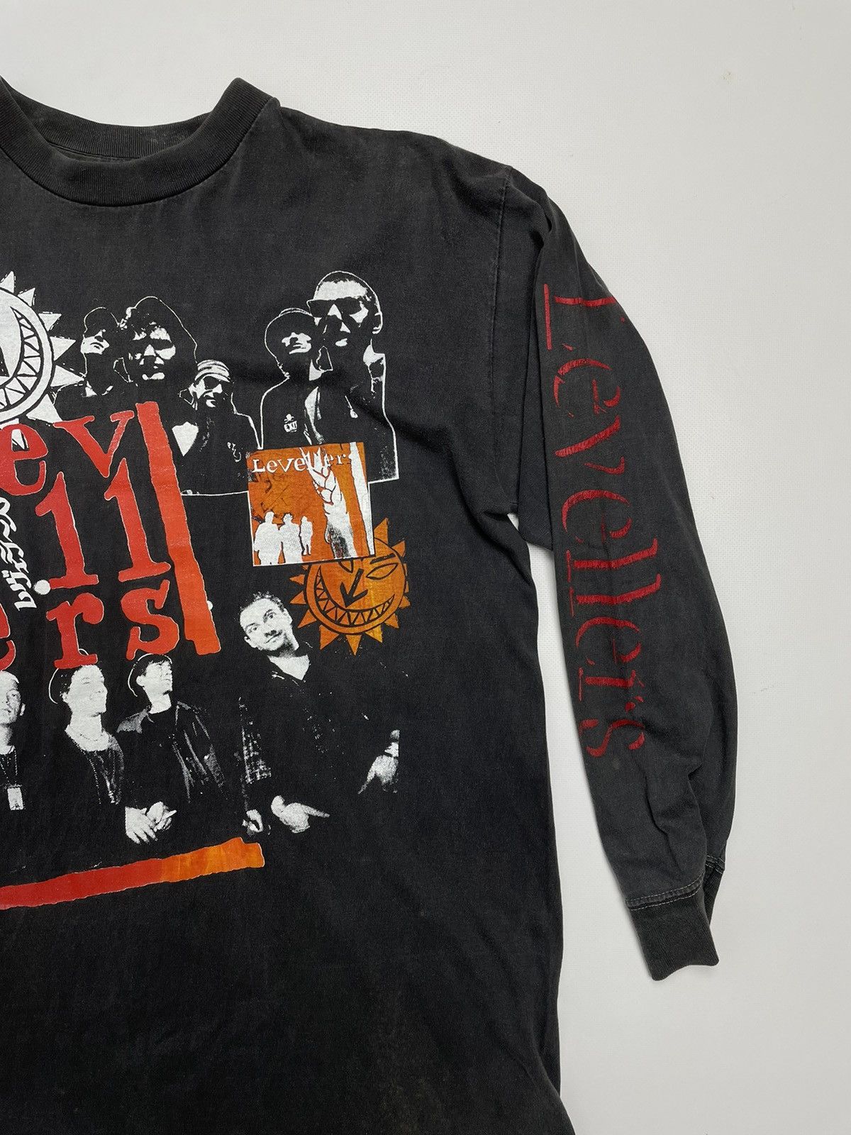 Band Tees × Vintage Vintage 90s Levellers Band Long Sleeve T-Shirt Size US L / EU 52-54 / 3 - 3 Thumbnail