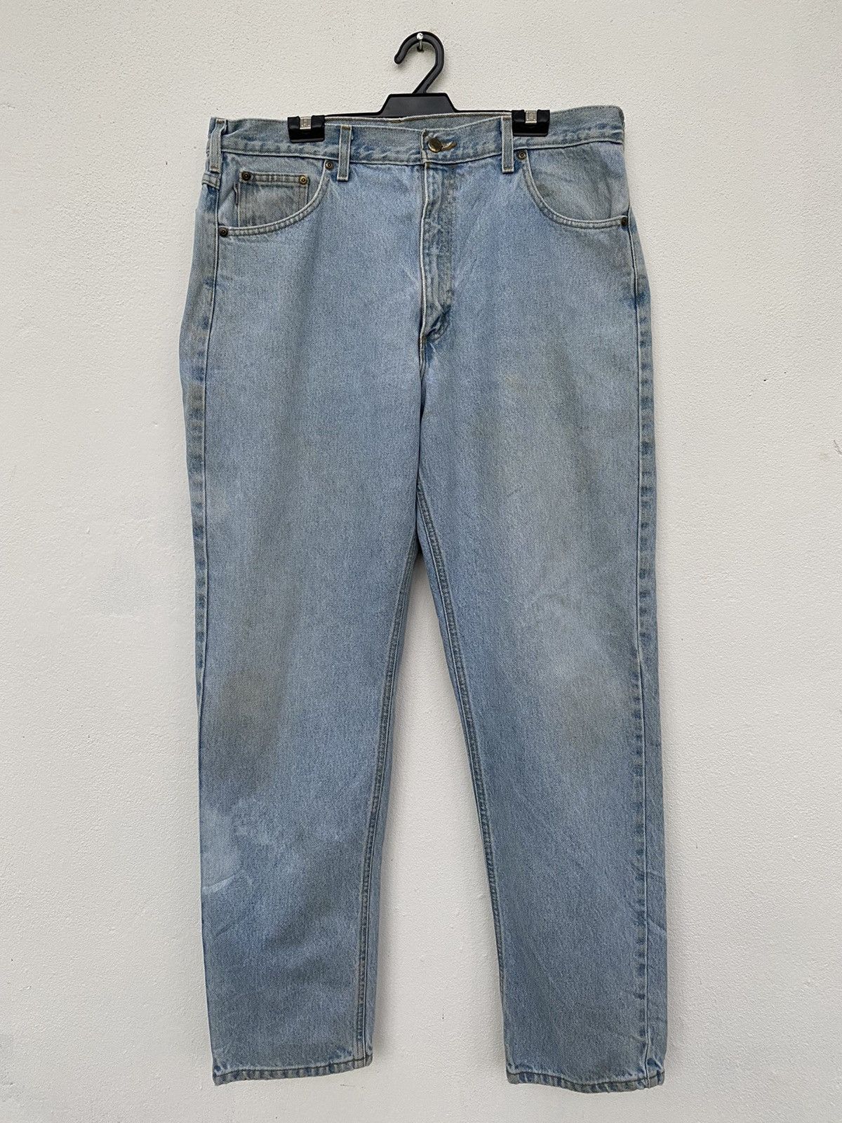Carhartt × Vintage Vintage 90s Carhartt Denim Pants Size US 36 / EU 52 - 3 Thumbnail