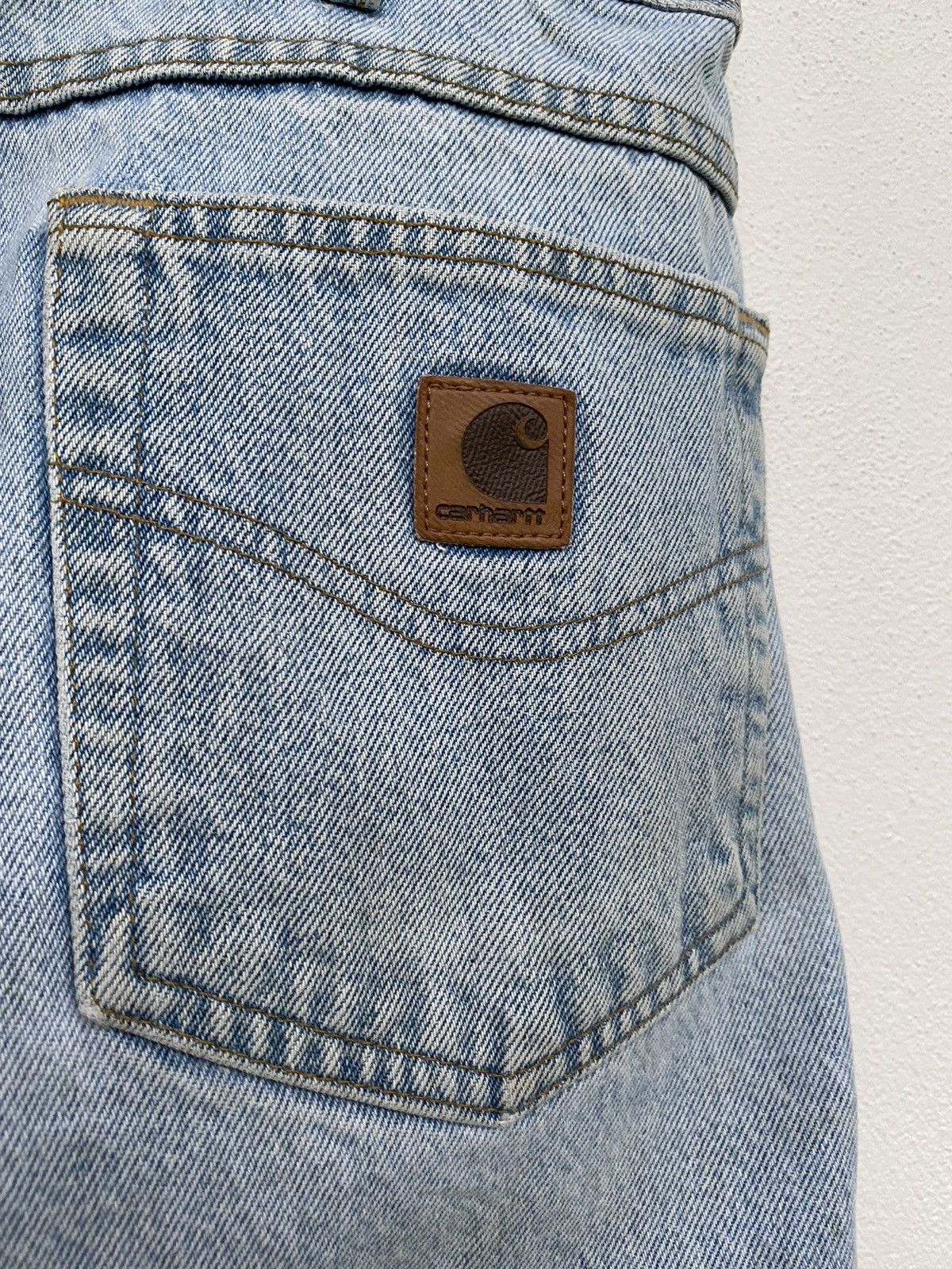 Carhartt × Vintage Vintage 90s Carhartt Denim Pants Size US 36 / EU 52 - 12 Thumbnail