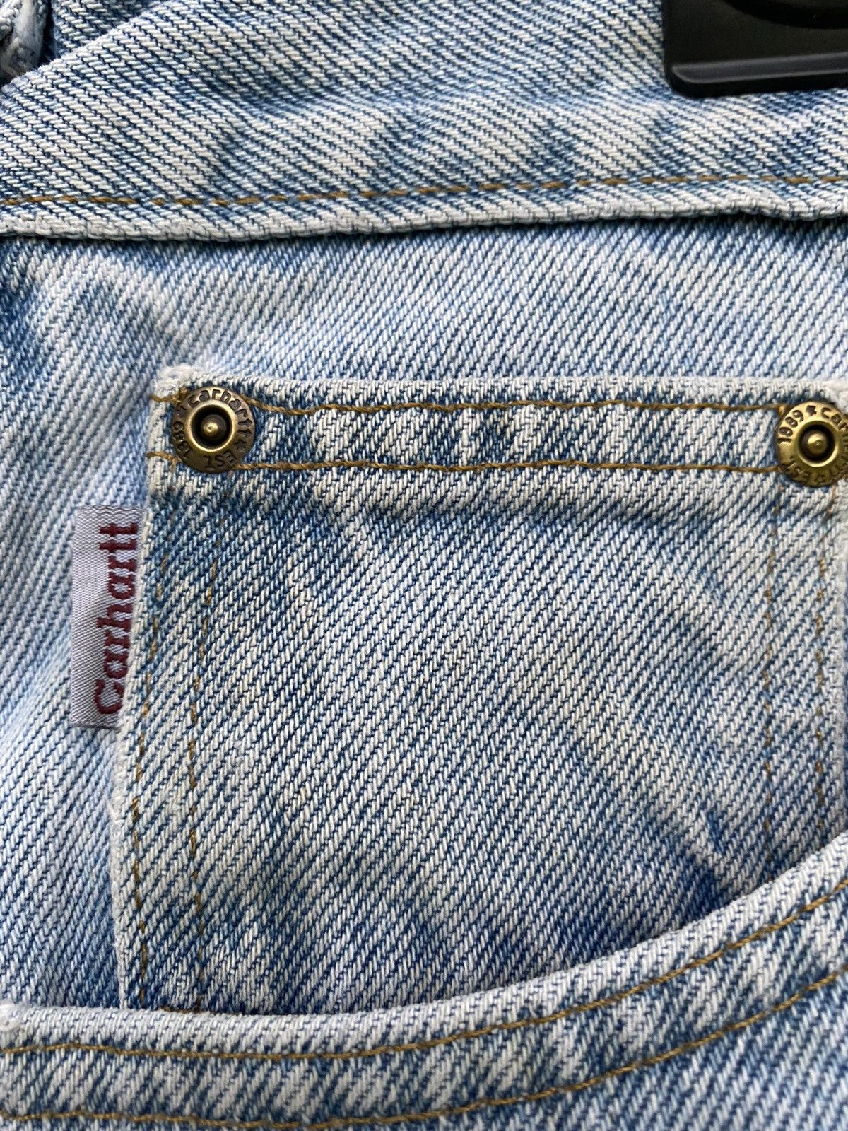 Carhartt × Vintage Vintage 90s Carhartt Denim Pants Size US 36 / EU 52 - 11 Thumbnail