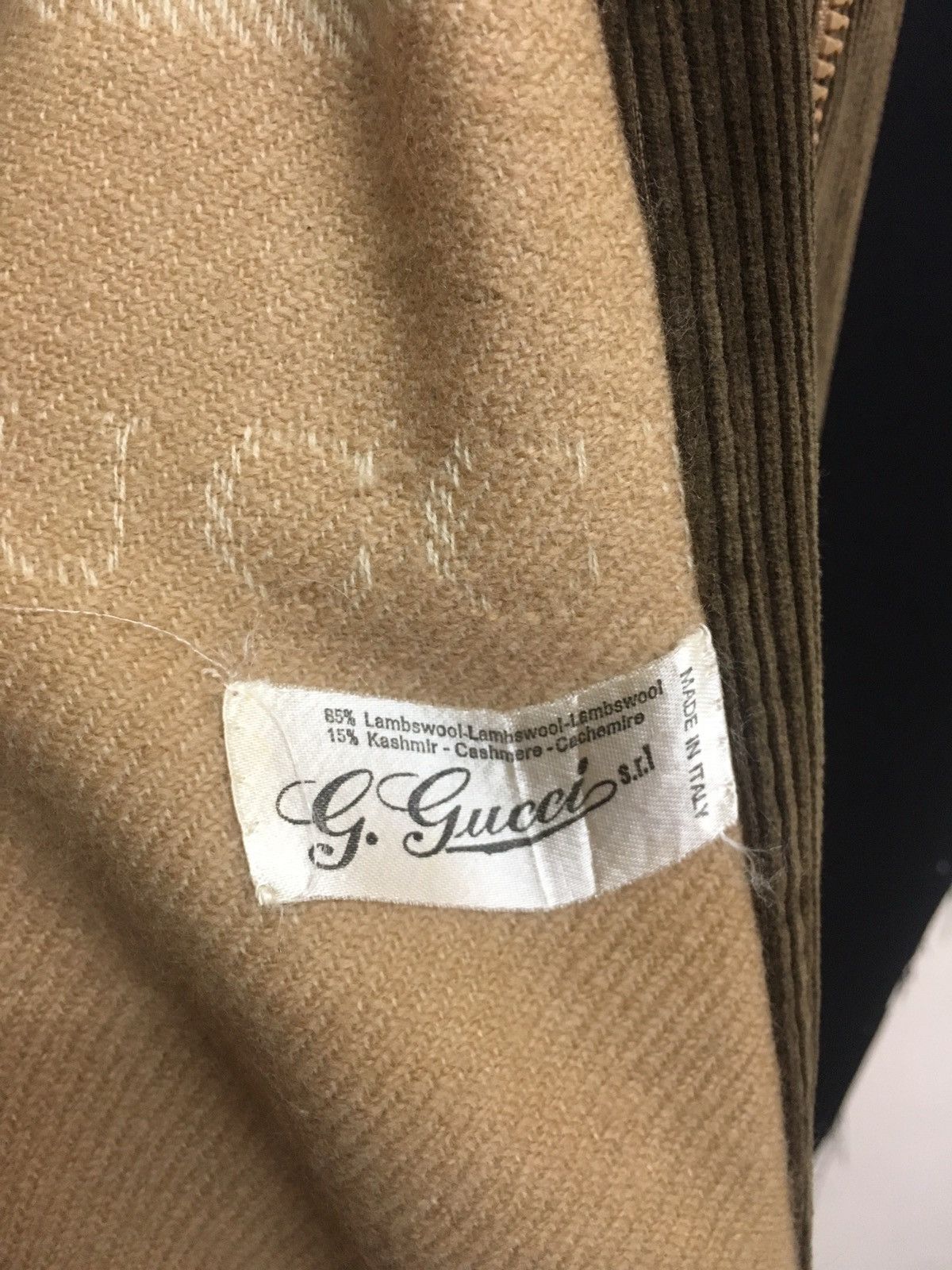 Gucci Vintage GUCCI Corduroy Sleeve Jacket Size US XL / EU 56 / 4 - 11 Thumbnail