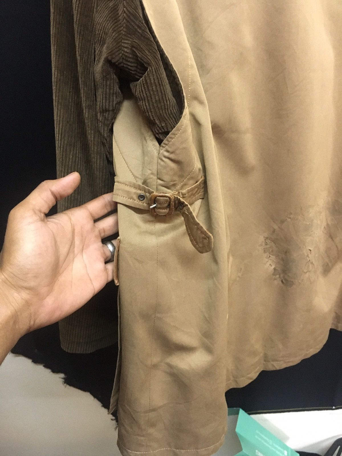Gucci Vintage GUCCI Corduroy Sleeve Jacket Size US XL / EU 56 / 4 - 7 Thumbnail