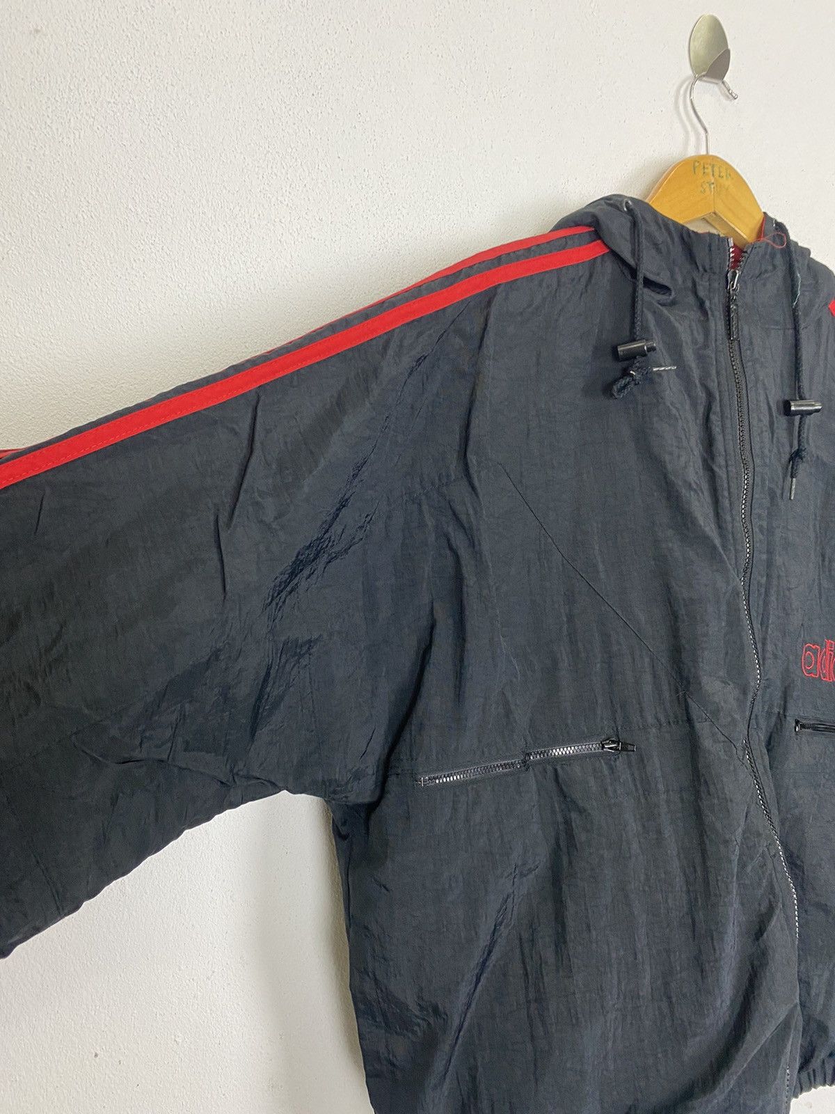 Adidas × Vintage VINTAGE ADIDAS HODDIES JACKET BIG LOGO Size US M / EU 48-50 / 2 - 8 Thumbnail