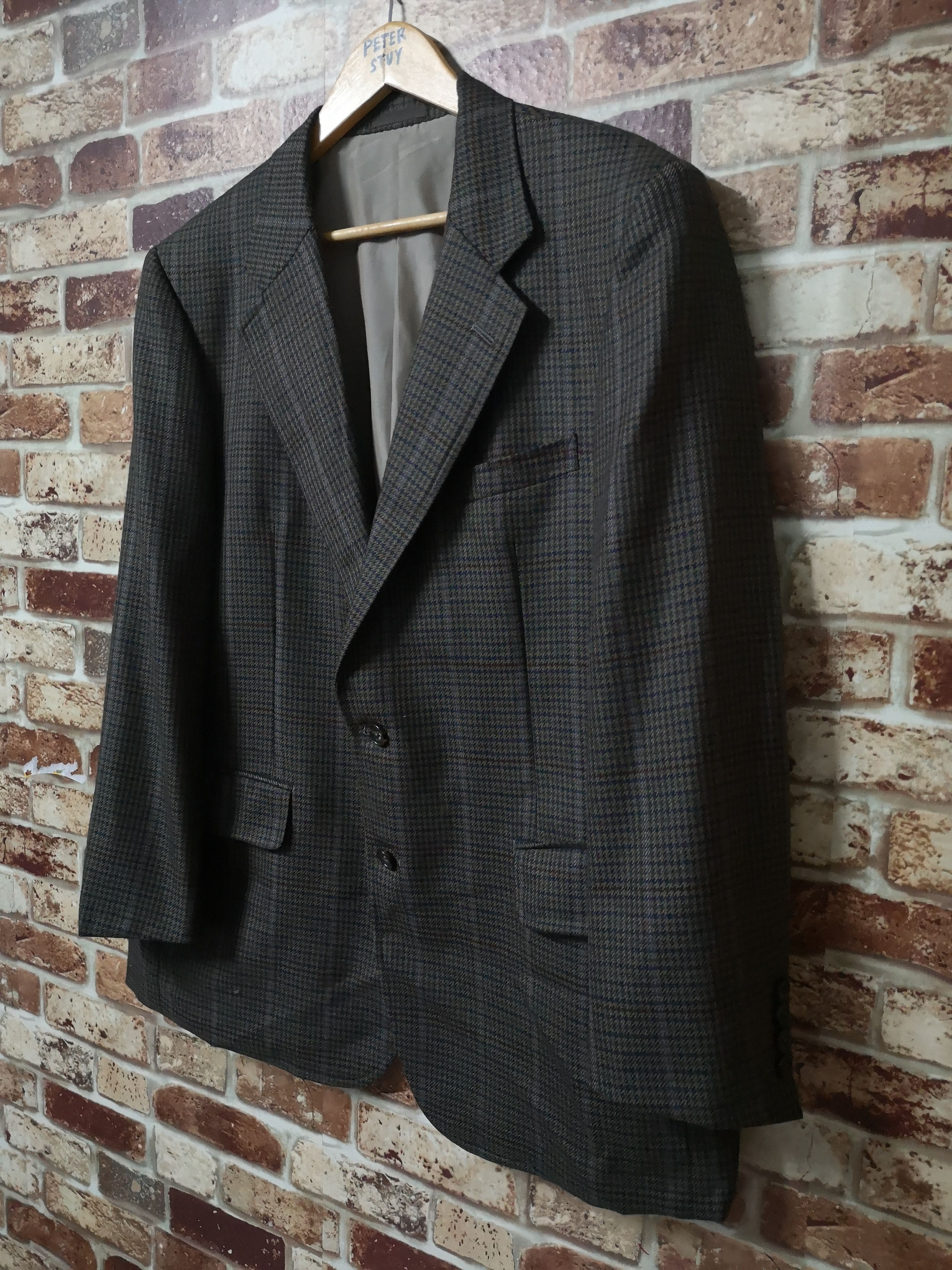 Burberry × Designer × Vintage RARE Vintage Burberrys Blazer Classic Design Size 44R - 3 Thumbnail