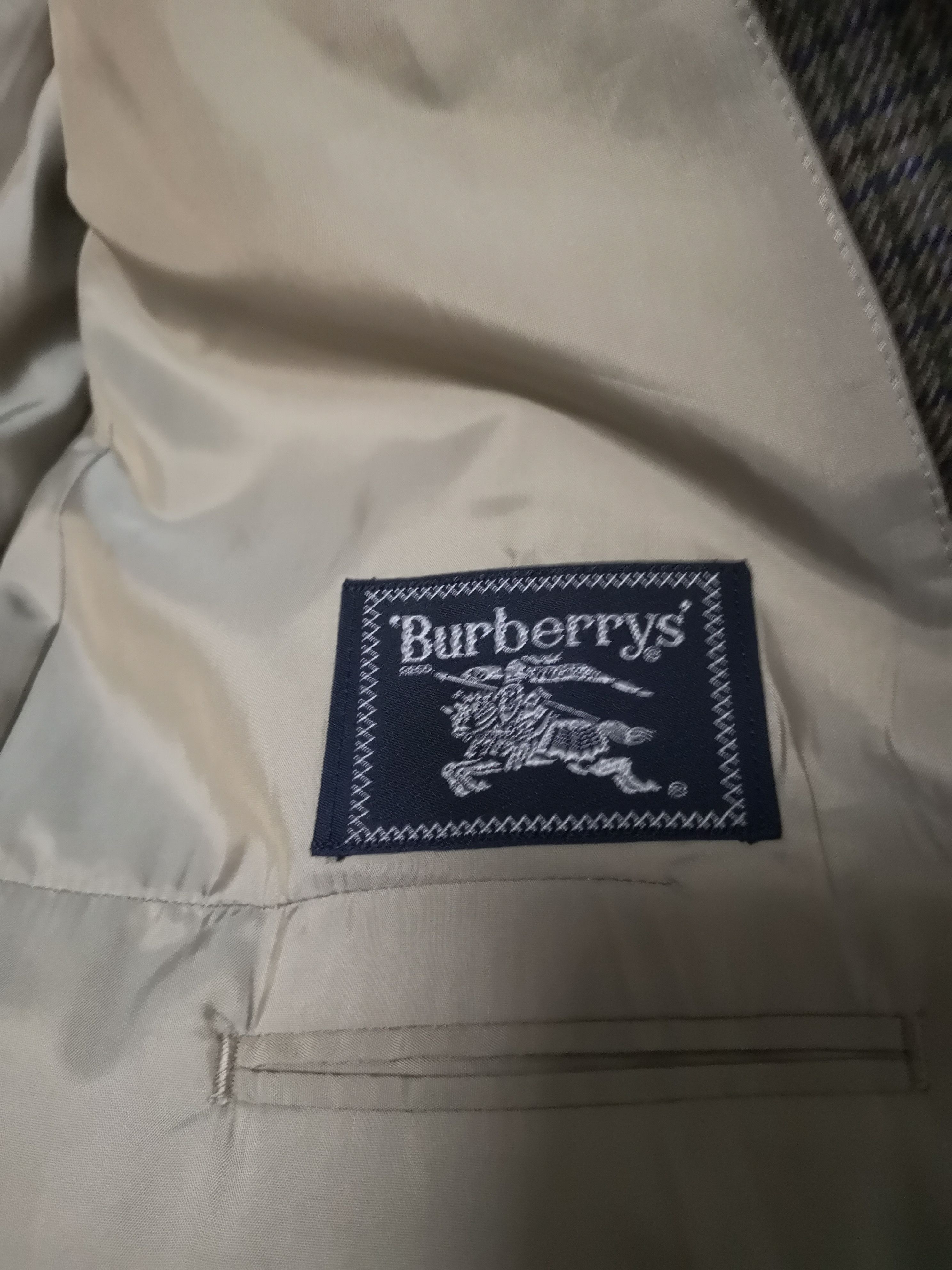 Burberry × Designer × Vintage RARE Vintage Burberrys Blazer Classic Design Size 44R - 8 Thumbnail