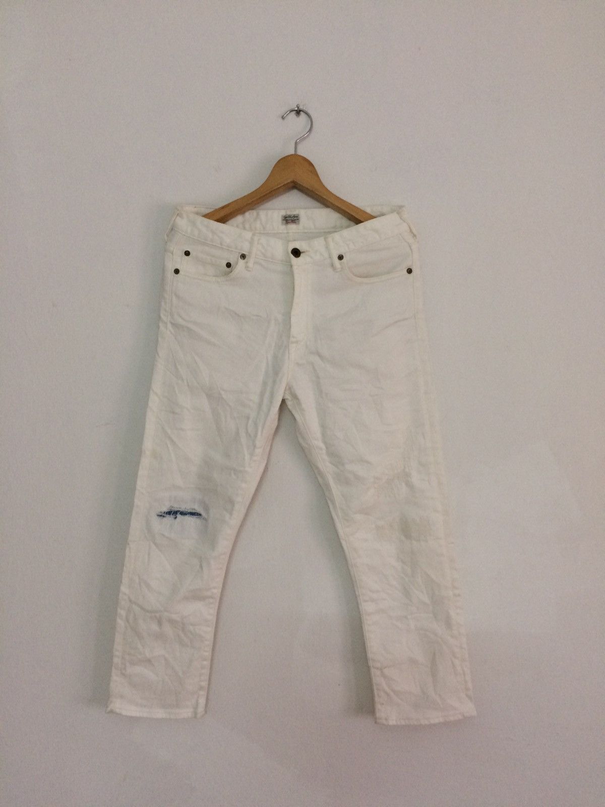 Japan Blue × Vintage 🔥🔥Japan Blue Jeans Distressed jeans Denim Size US 30 / EU 46 - 1 Thumbnail