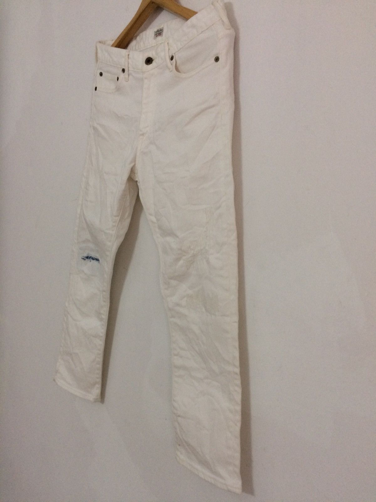 Japan Blue × Vintage 🔥🔥Japan Blue Jeans Distressed jeans Denim Size US 30 / EU 46 - 4 Thumbnail