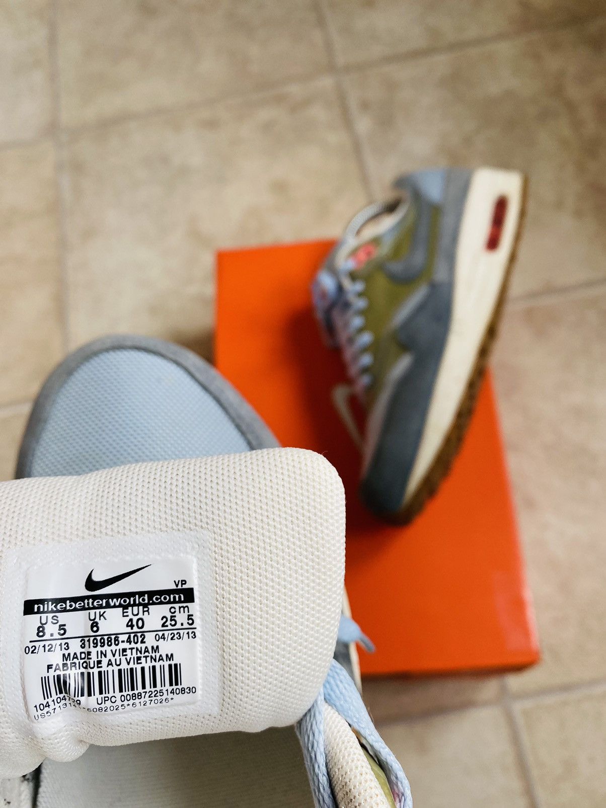 Nike × Patta Nike Air Max 1 Atmos Bw Parra Clot Size US 8.5 / IT 38.5 - 11 Thumbnail