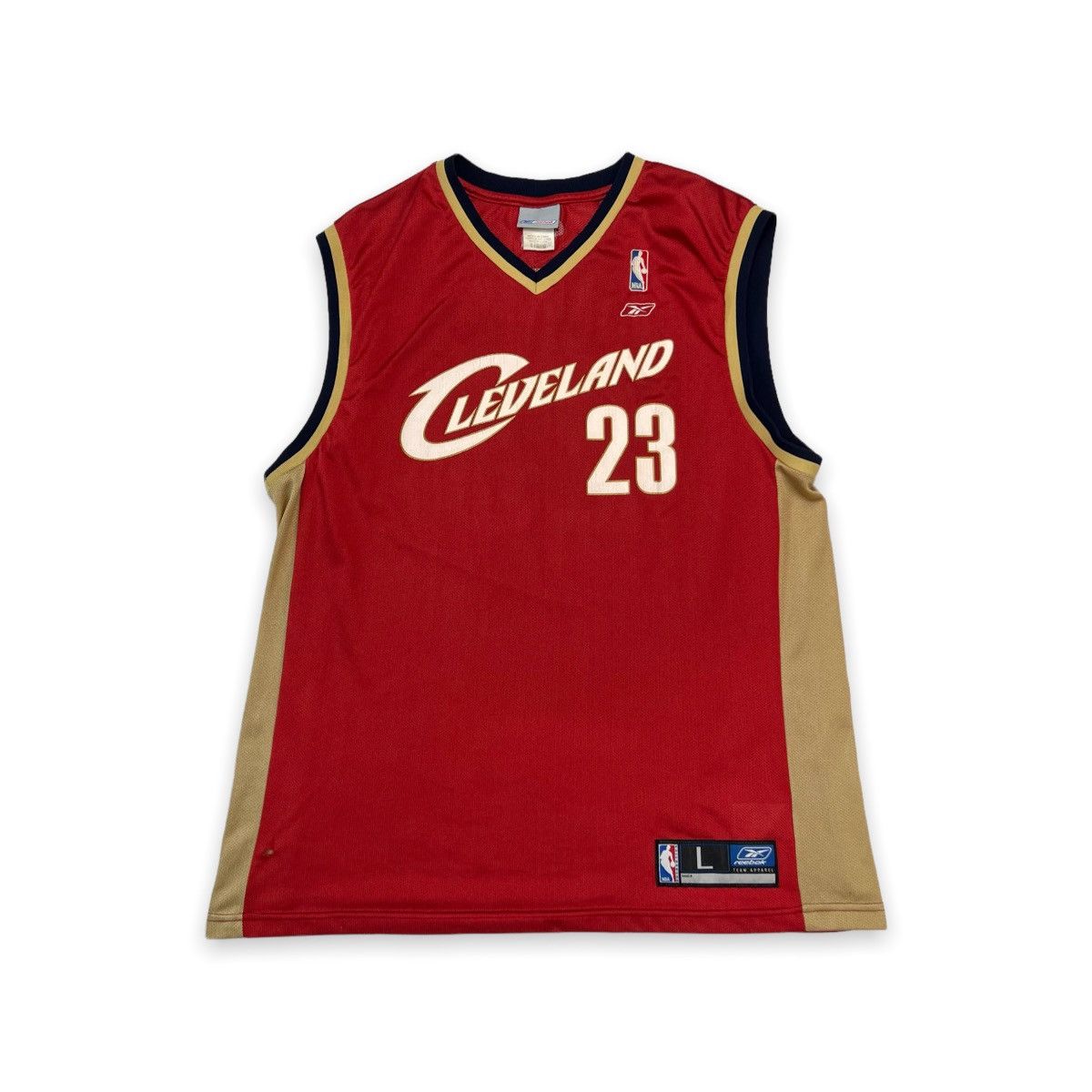 NBA Reebok Lebron James Cleveland Cavaliers Jersey Large NBA Size US L / EU 52-54 / 3 - 3 Thumbnail