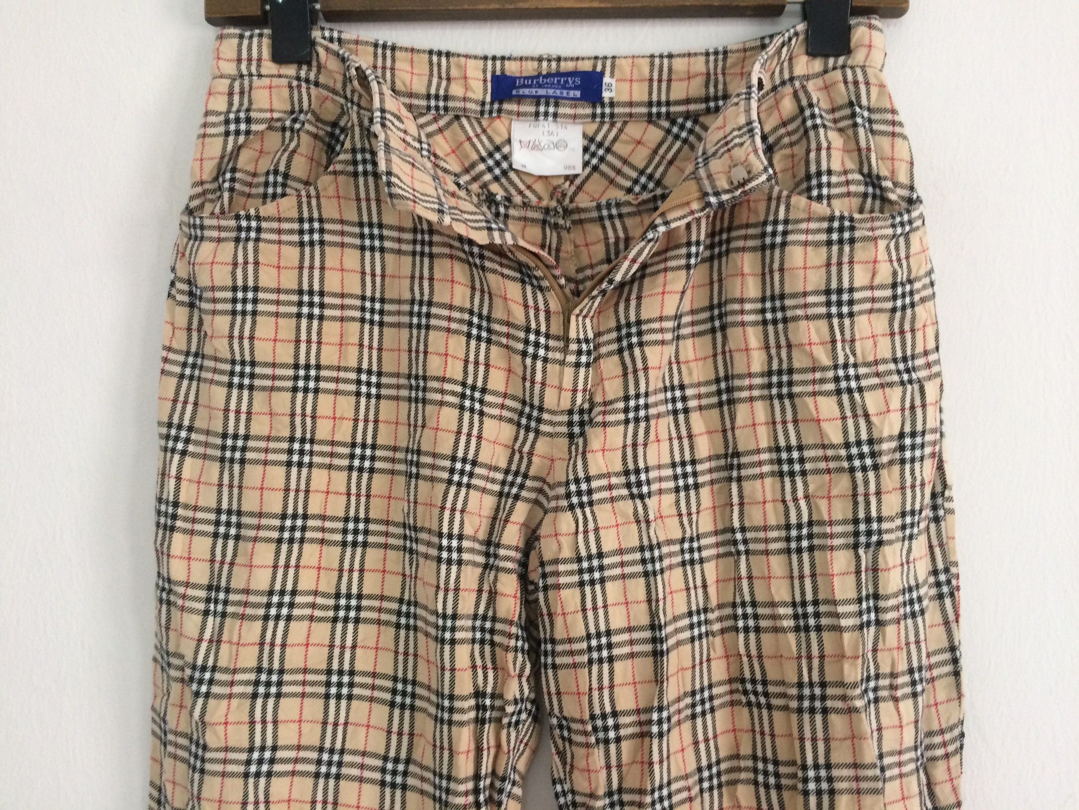 Burberry 🔥🔥Burberrys Blue Label Nova Check Pants Size US 26 / EU 42 - 9 Thumbnail