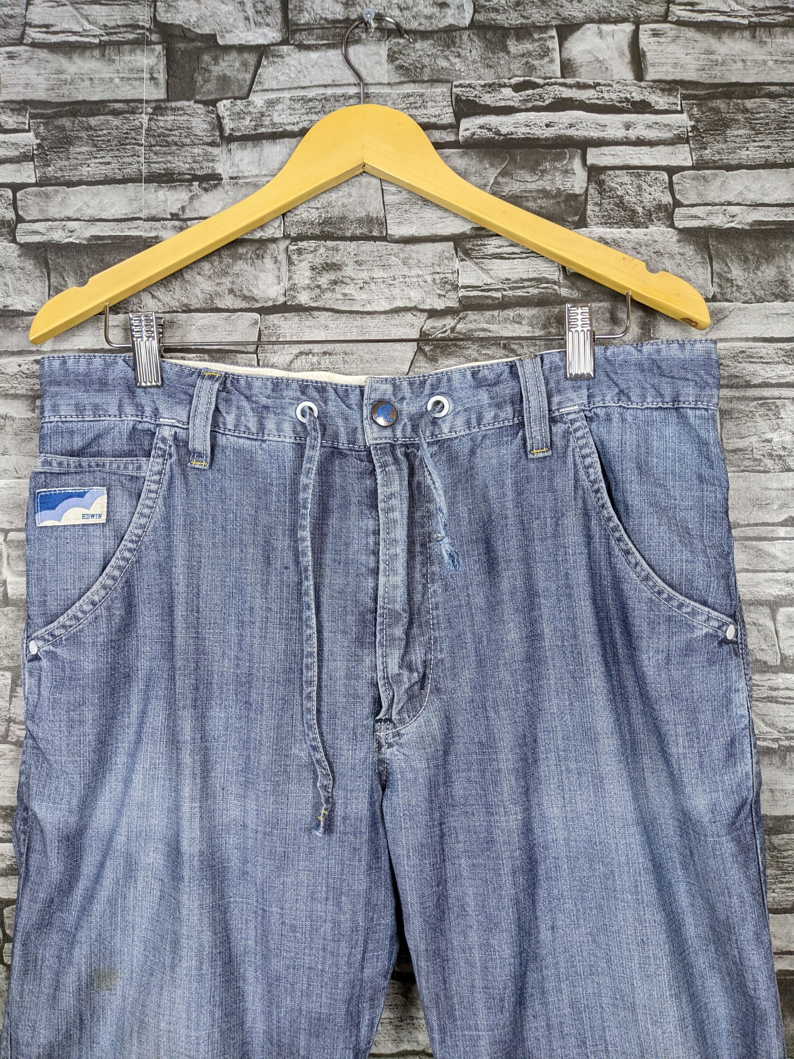 Edwin Vintage 90s Edwin Japan Loose Jeans Denim Bottom Pants Size US 34 / EU 50 - 7 Thumbnail