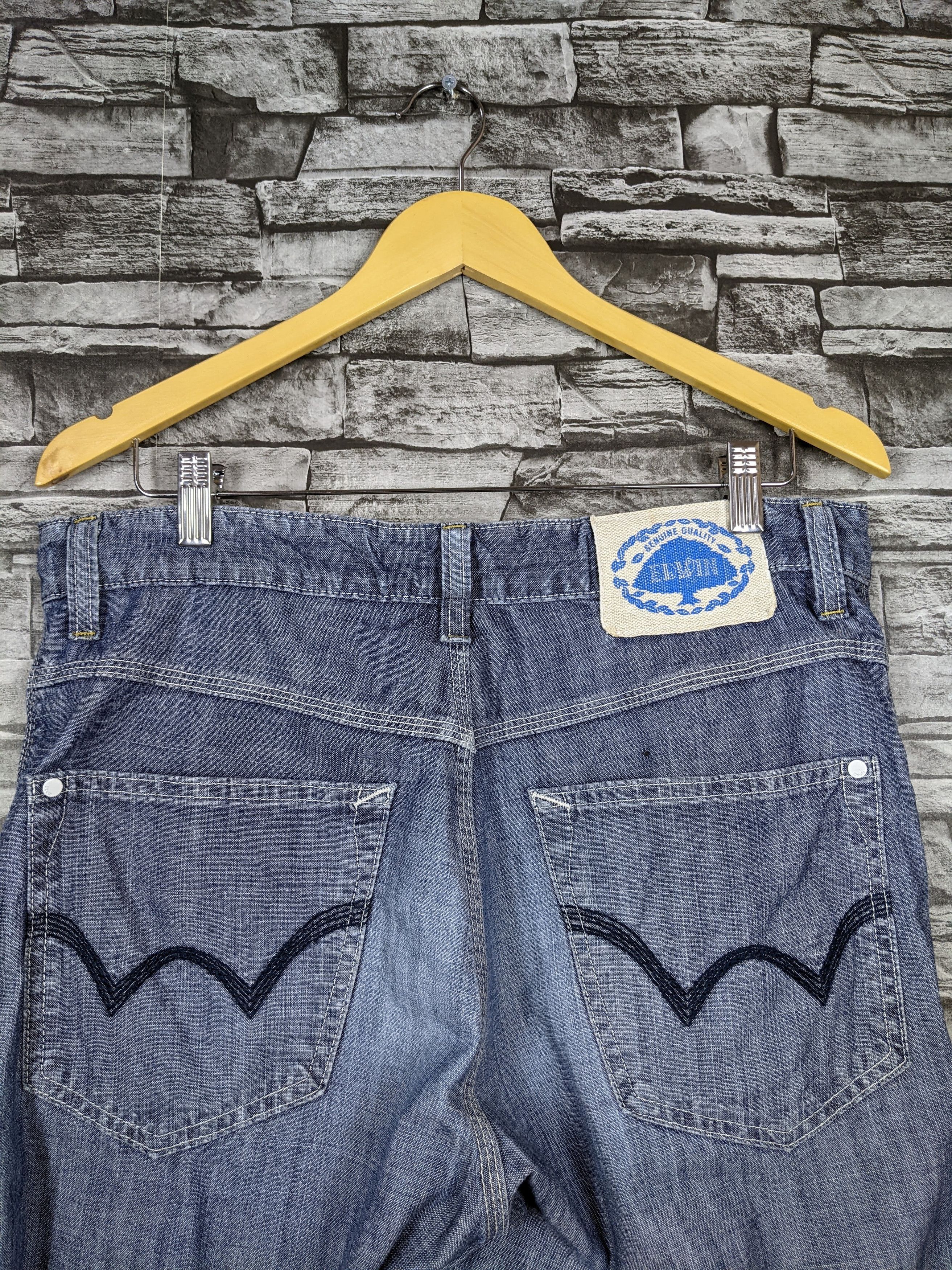 Edwin Vintage 90s Edwin Japan Loose Jeans Denim Bottom Pants Size US 34 / EU 50 - 4 Thumbnail