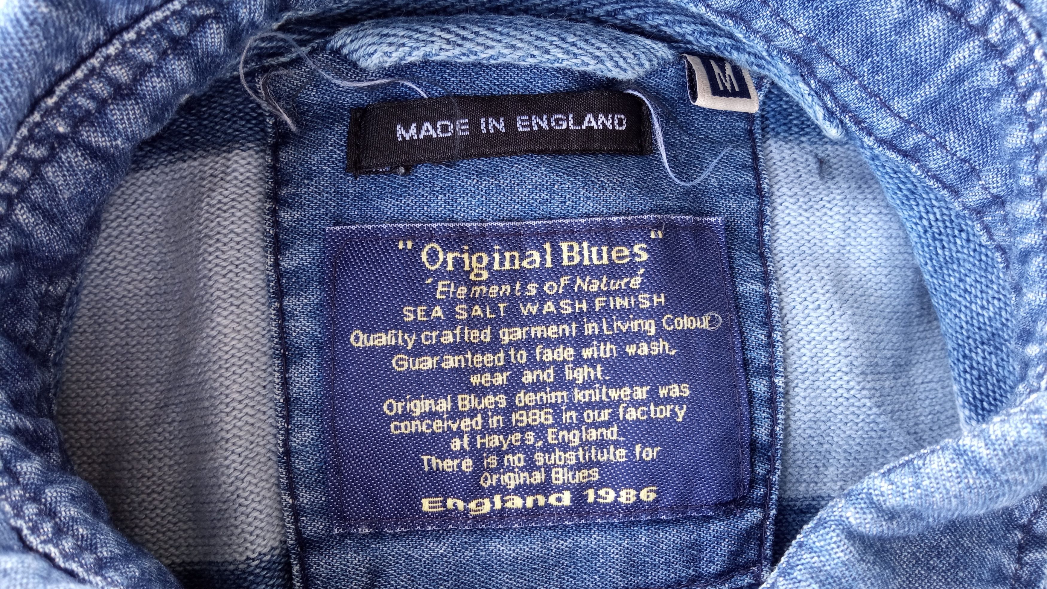 Indigo × Japanese Brand 🔥🔥Original Blues Indigo Dye Border Striped T-Shirt Size US M / EU 48-50 / 2 - 15 Thumbnail