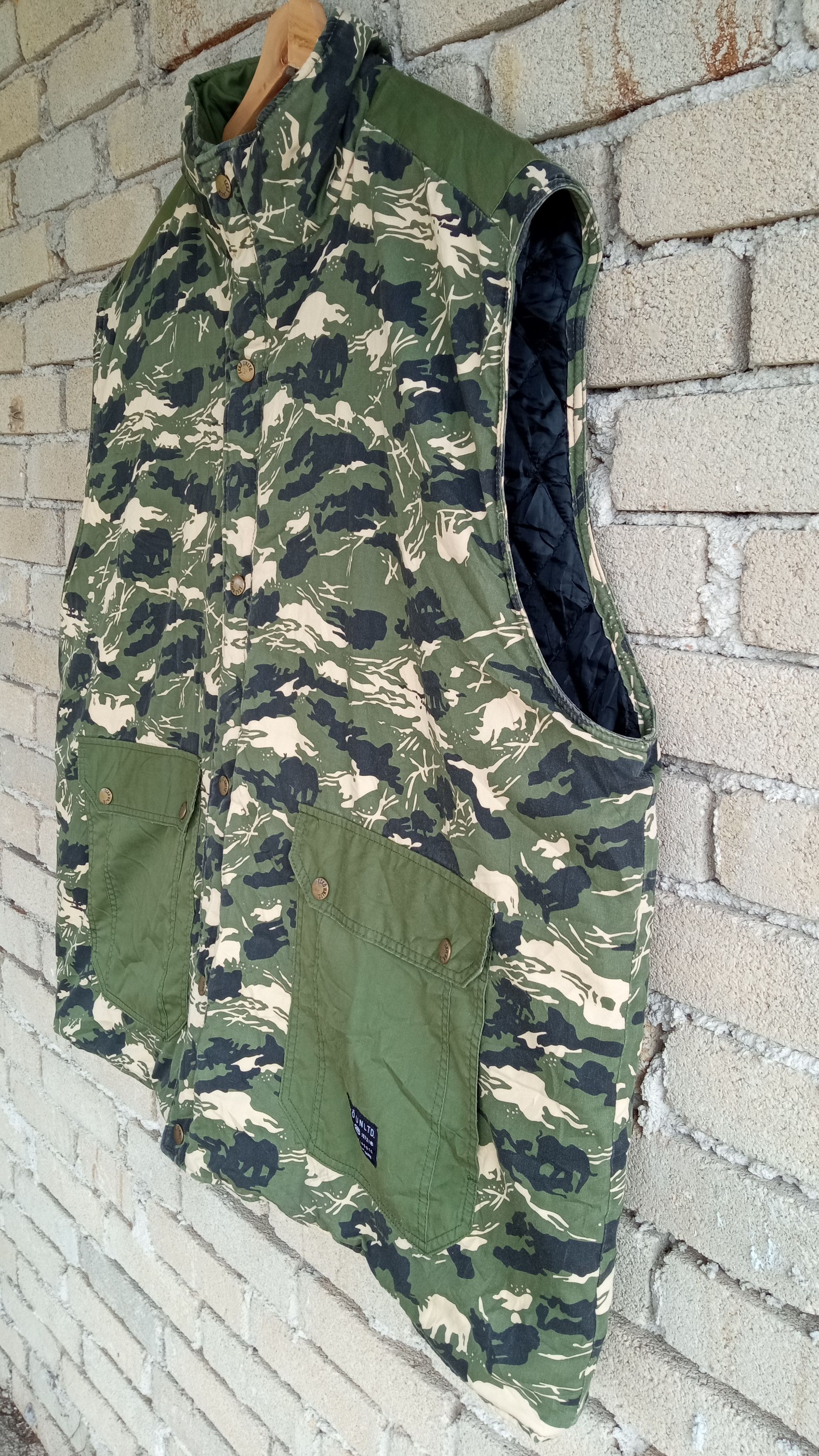 Ecko Unltd. × Vintage 🔥🔥Ecko Unlimited Oversize Camo Sweater Vest Jacket Size US XXL / EU 58 / 5 - 10 Thumbnail