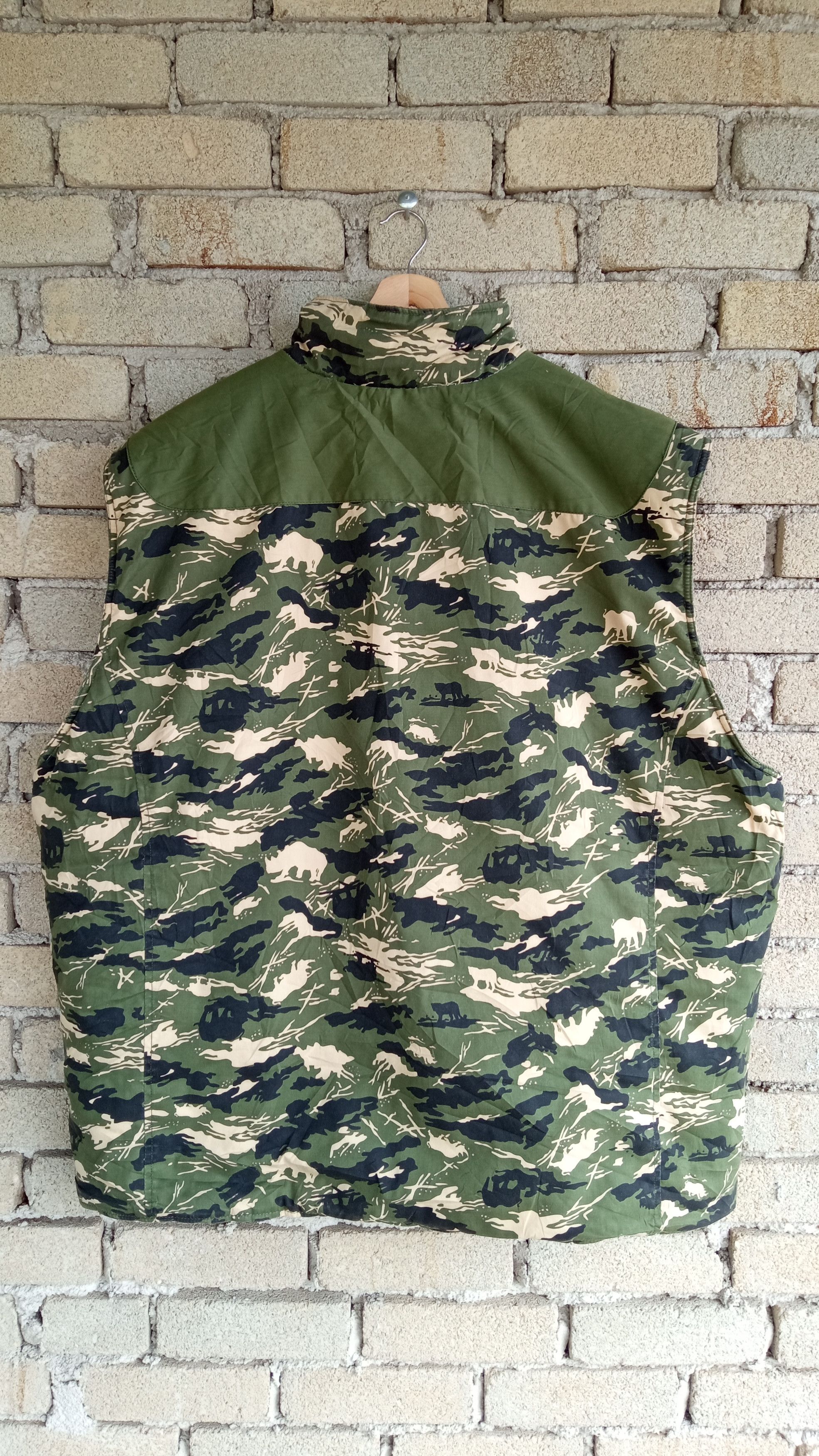 Ecko Unltd. × Vintage 🔥🔥Ecko Unlimited Oversize Camo Sweater Vest Jacket Size US XXL / EU 58 / 5 - 15 Thumbnail