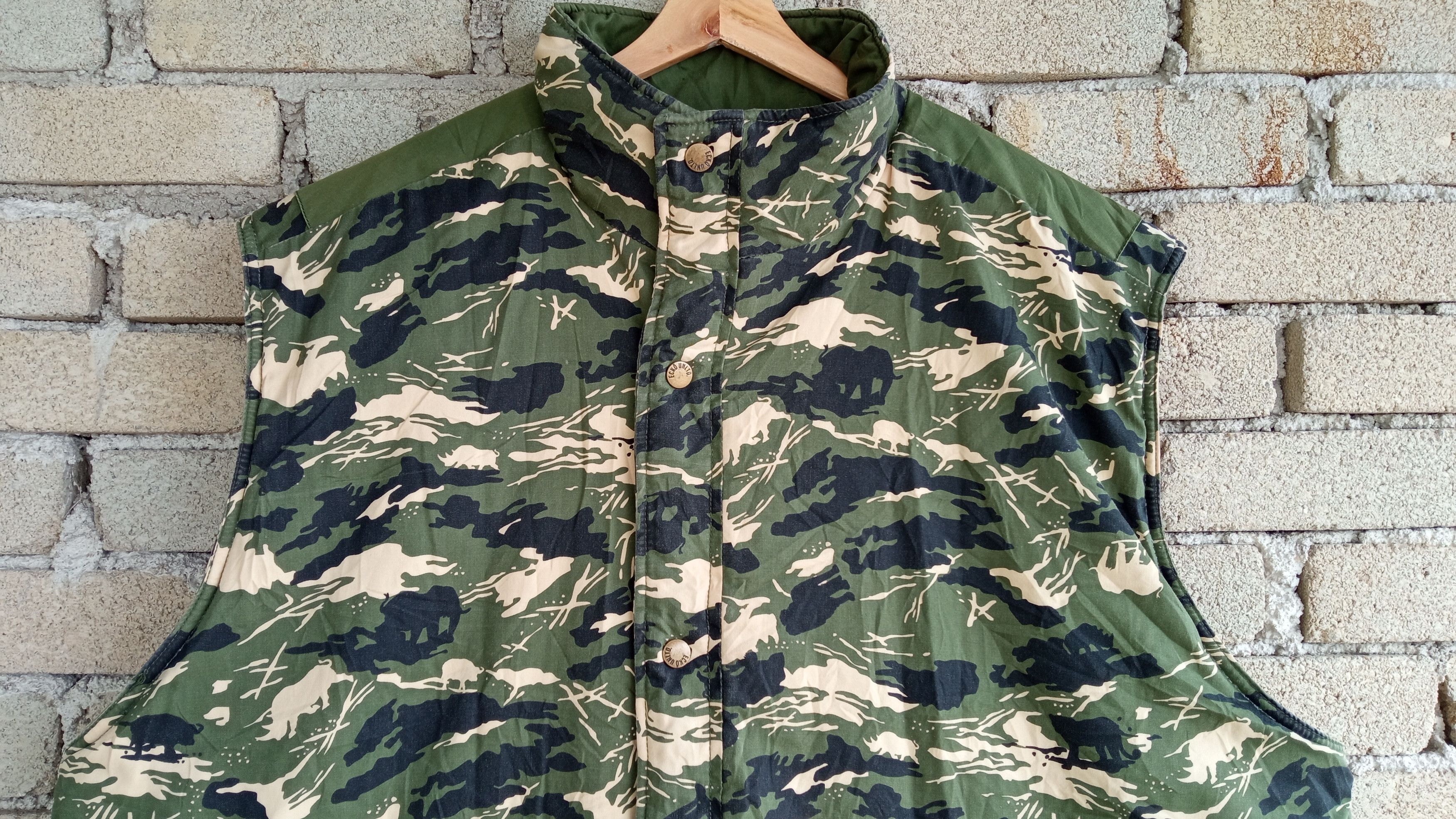 Ecko Unltd. × Vintage 🔥🔥Ecko Unlimited Oversize Camo Sweater Vest Jacket Size US XXL / EU 58 / 5 - 5 Thumbnail