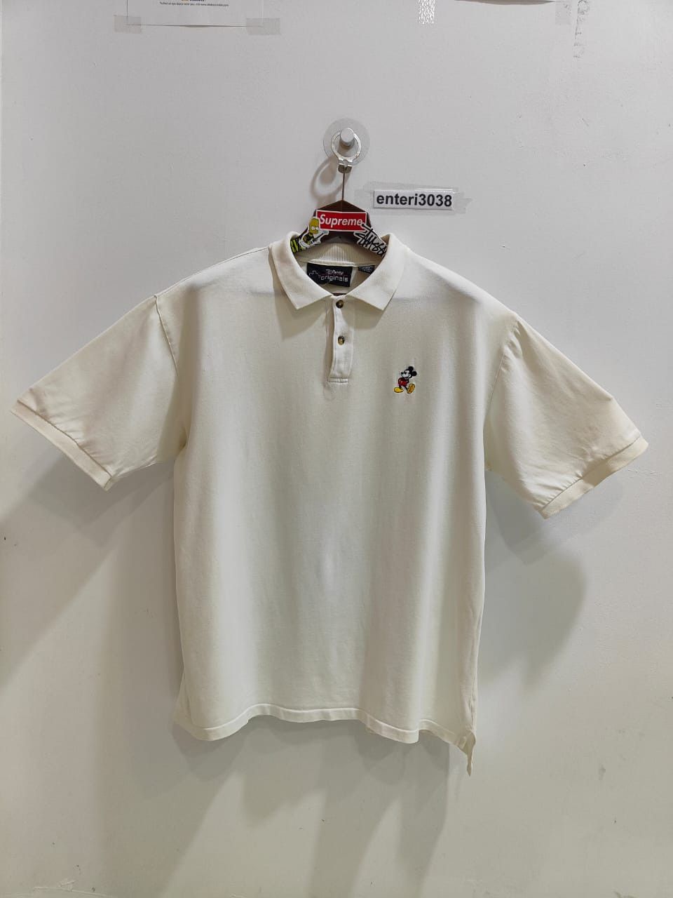 Vintage Disney × Vintage MICKEY polo single stitch Size US L / EU 52-54 / 3 - 10 Thumbnail