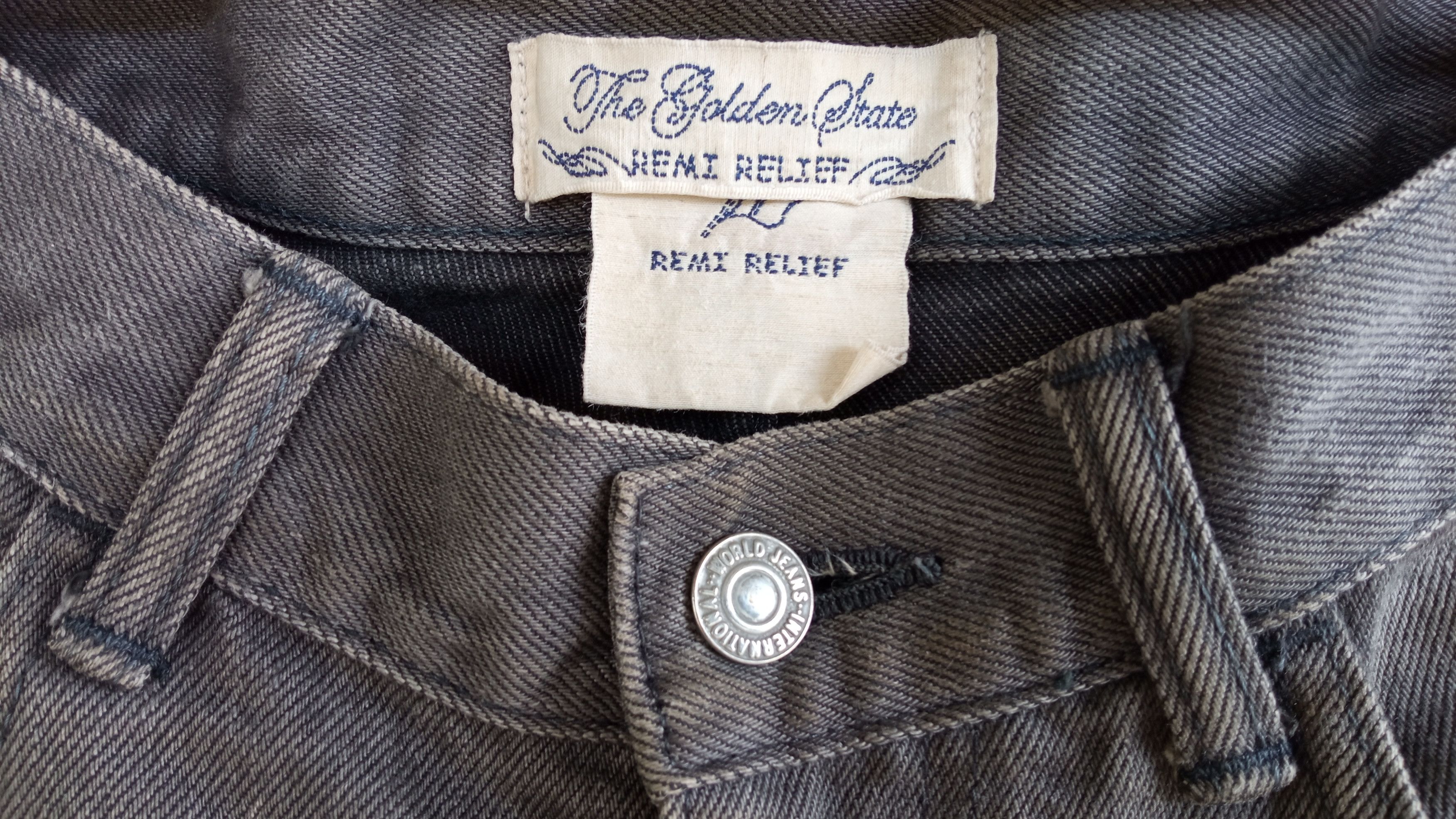 Japanese Brand × Remi Relief × Vintage 🔥🔥Japanese Brand Remi Relief Distressed Jeans Denim Size US 34 / EU 50 - 8 Thumbnail