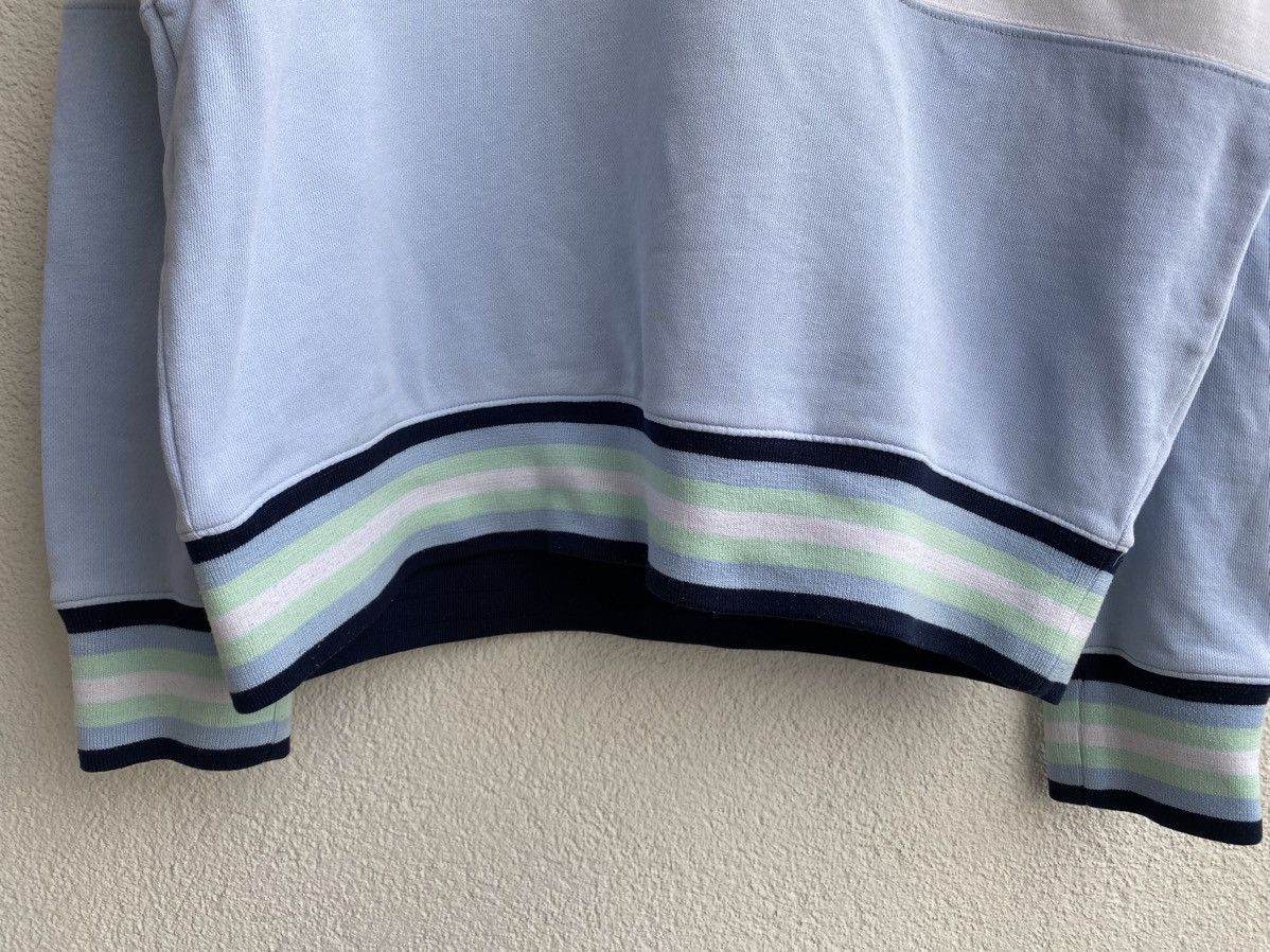Yves Saint Laurent YSL Sweatshirt Striped Vintage Crewneck Blue 90s Y2k Sweater Size US L / EU 52-54 / 3 - 6 Thumbnail