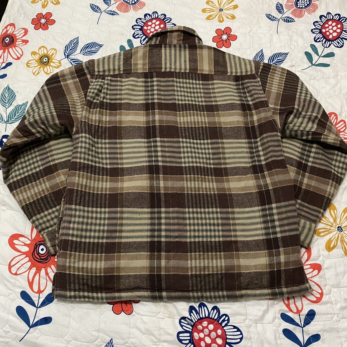 Designer × Japanese Brand × Kansai Yamamoto Steals🔥Vintage Shadow Plaid Zip Up Jacket Size US M / EU 48-50 / 2 - 7 Thumbnail