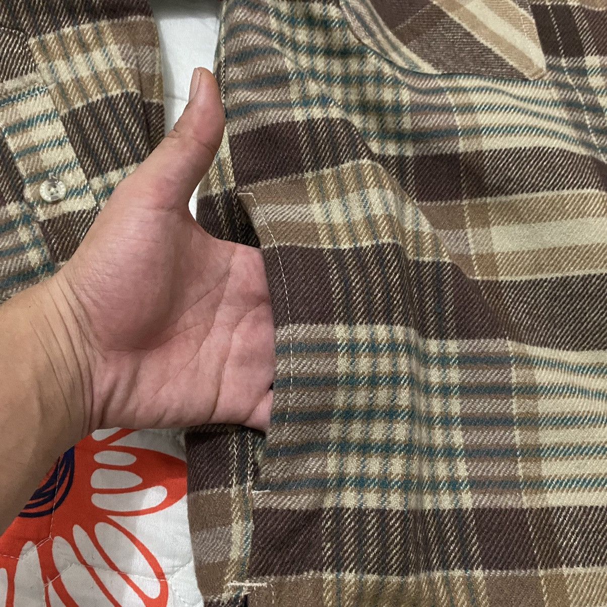 Designer × Japanese Brand × Kansai Yamamoto Steals🔥Vintage Shadow Plaid Zip Up Jacket Size US M / EU 48-50 / 2 - 10 Thumbnail