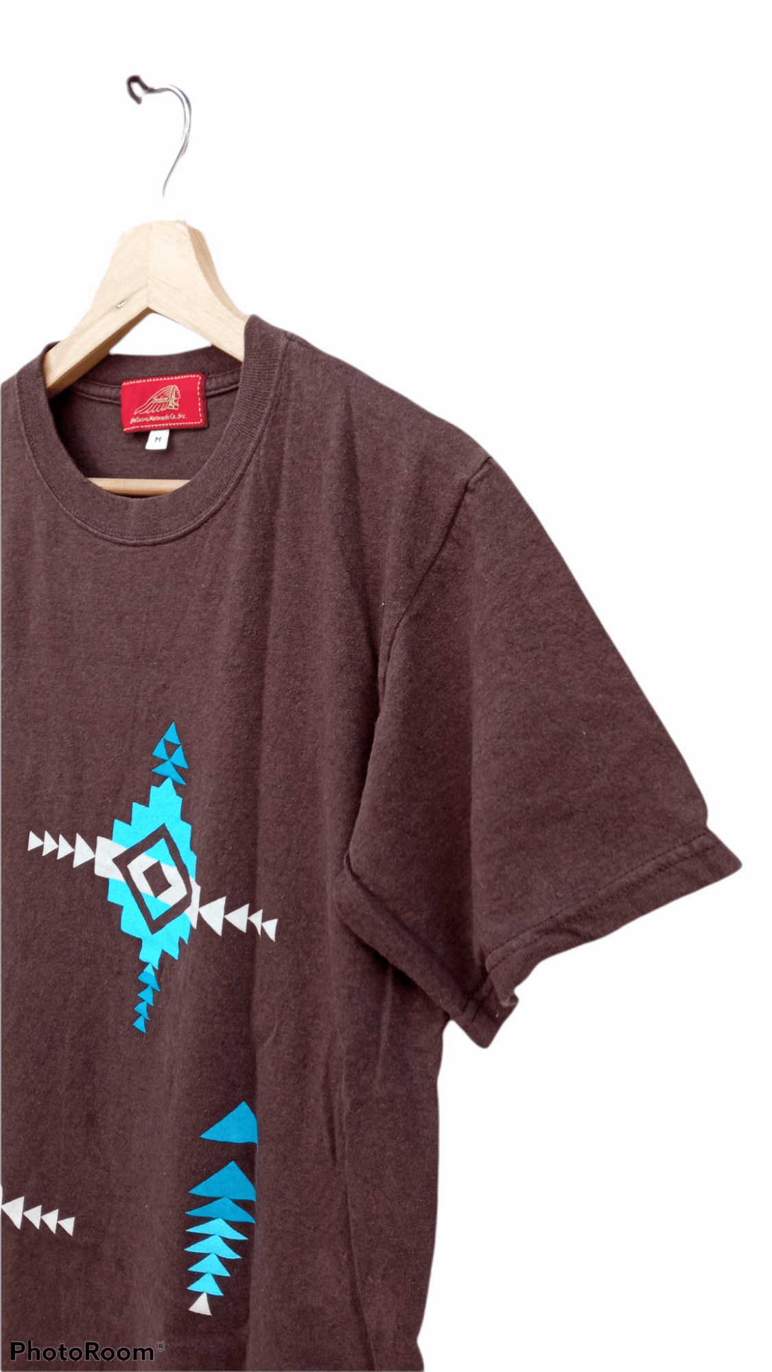 Indian Motorcycle × Japanese Brand × Vintage 🔥🔥Indian Motorcycle Native Chimayo Printed T-Shirt Size US S / EU 44-46 / 1 - 6 Thumbnail